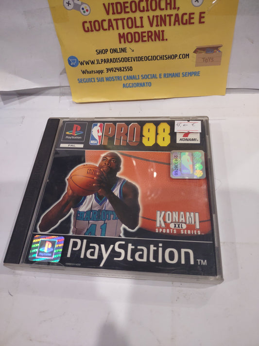 Gioco PlayStation PS1 basketball Nba pro 98