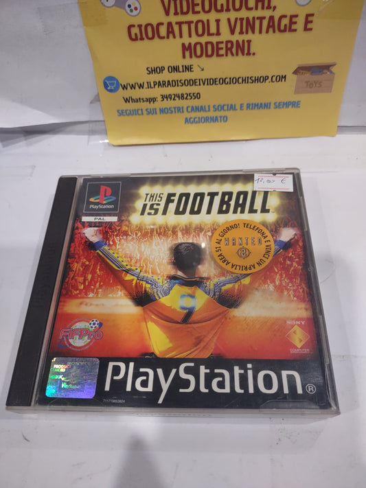 Gioco PlayStation PS1 this Is football PAL