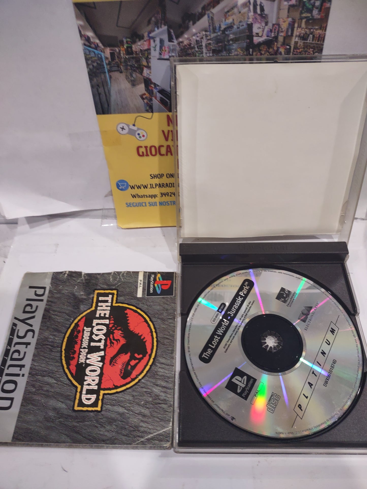 Gioco PlayStation PS1 the Lost world Jurassic Park PAL