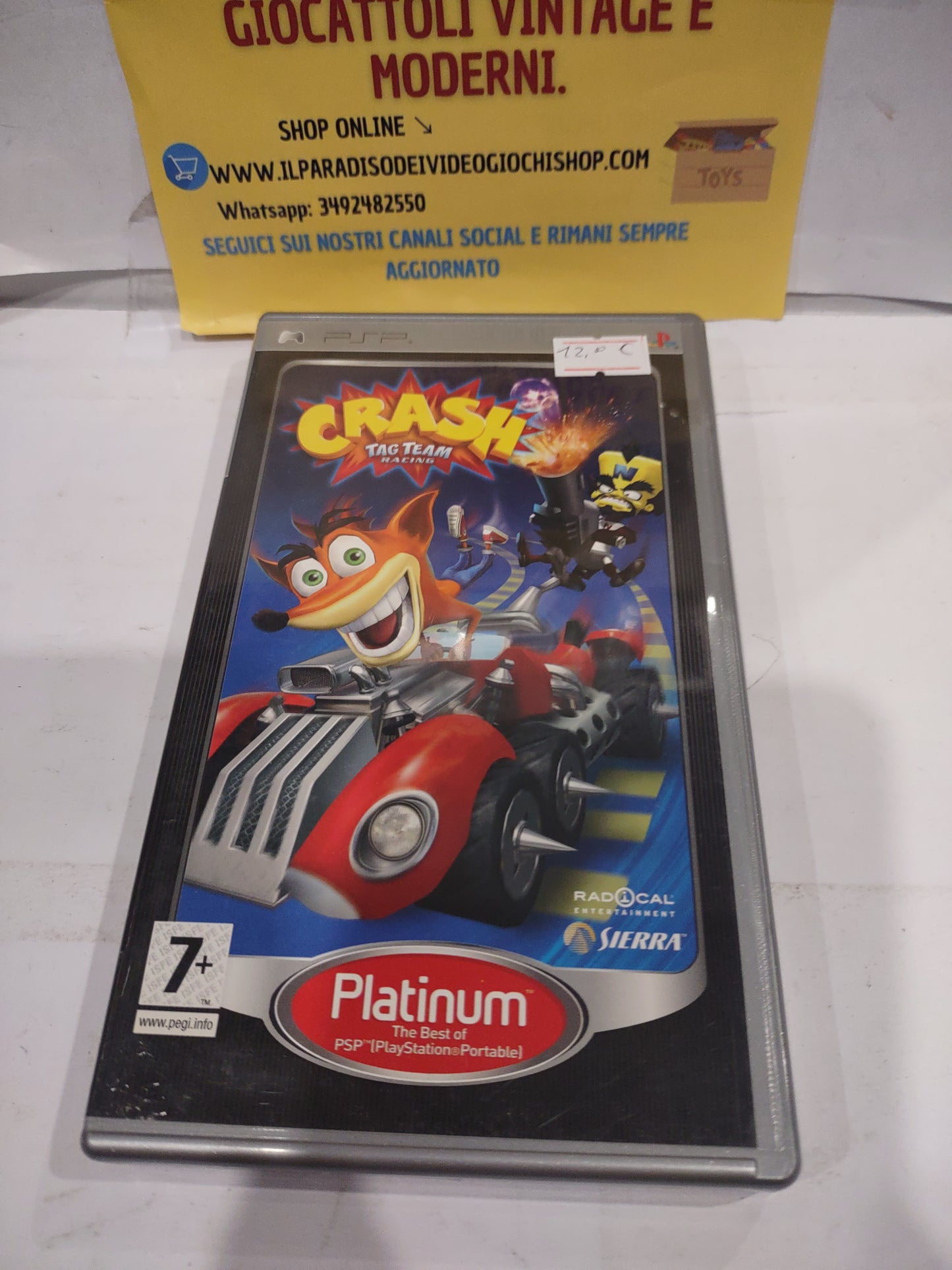 Gioco PlayStation portable PSP crash tag team racing