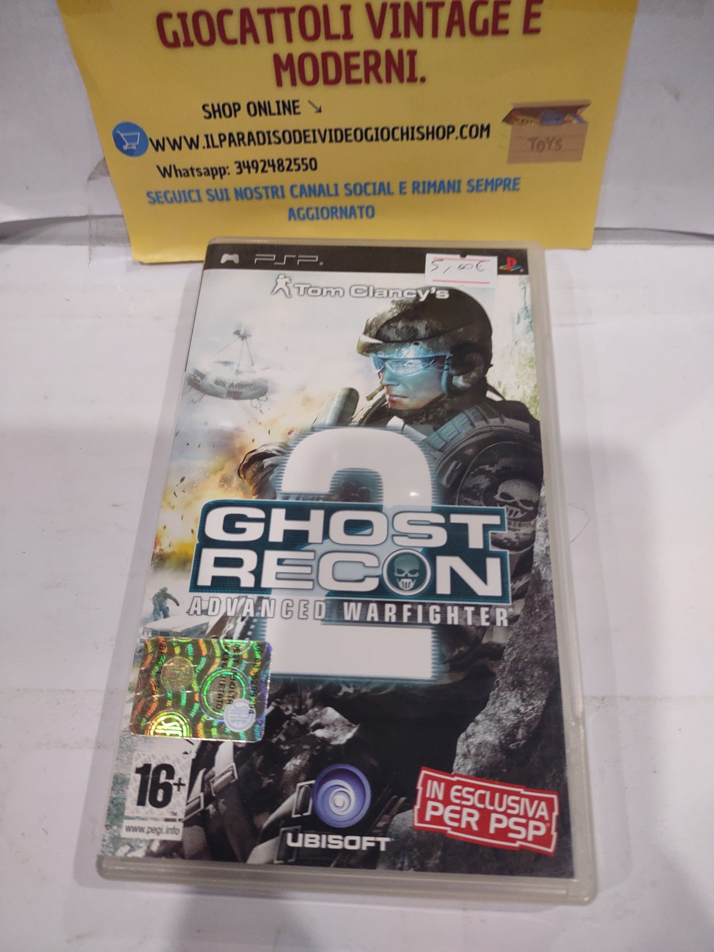 Gioco PSP PlayStation portable Tom clancy's Ghost recon 2 Advanced warfighter