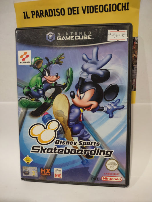 Gioco Nintendo GameCube Disney sports skateboarding Mickey mouse PAL