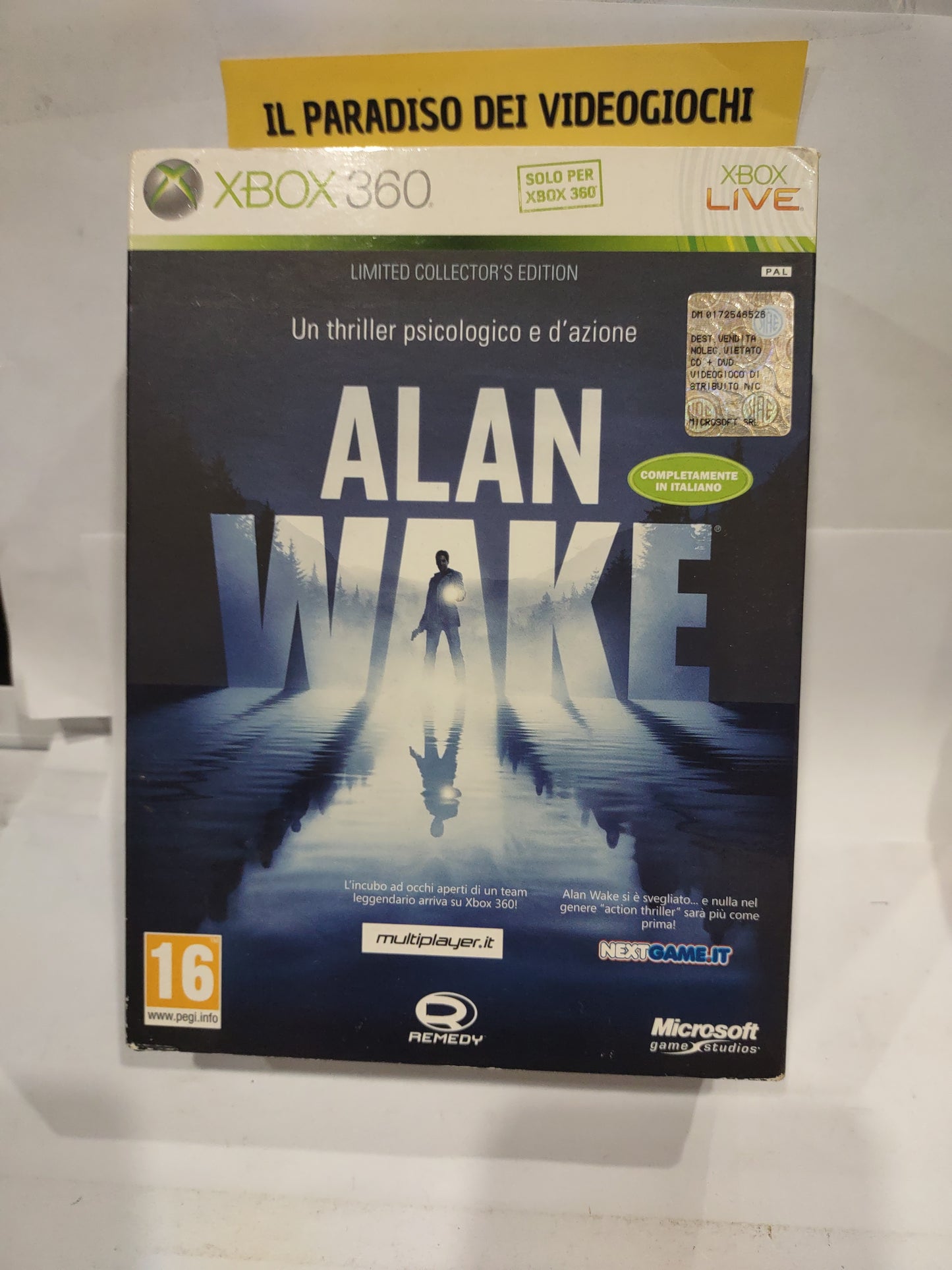 Gioco Xbox 360 Alan wake Limited collector's edition ita