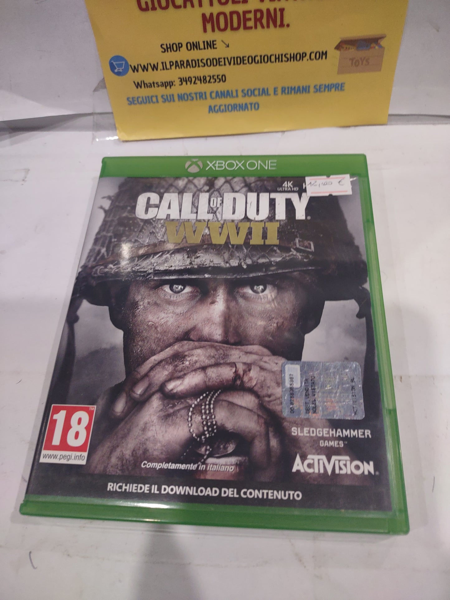 Gioco Xbox One call of duty Wwii