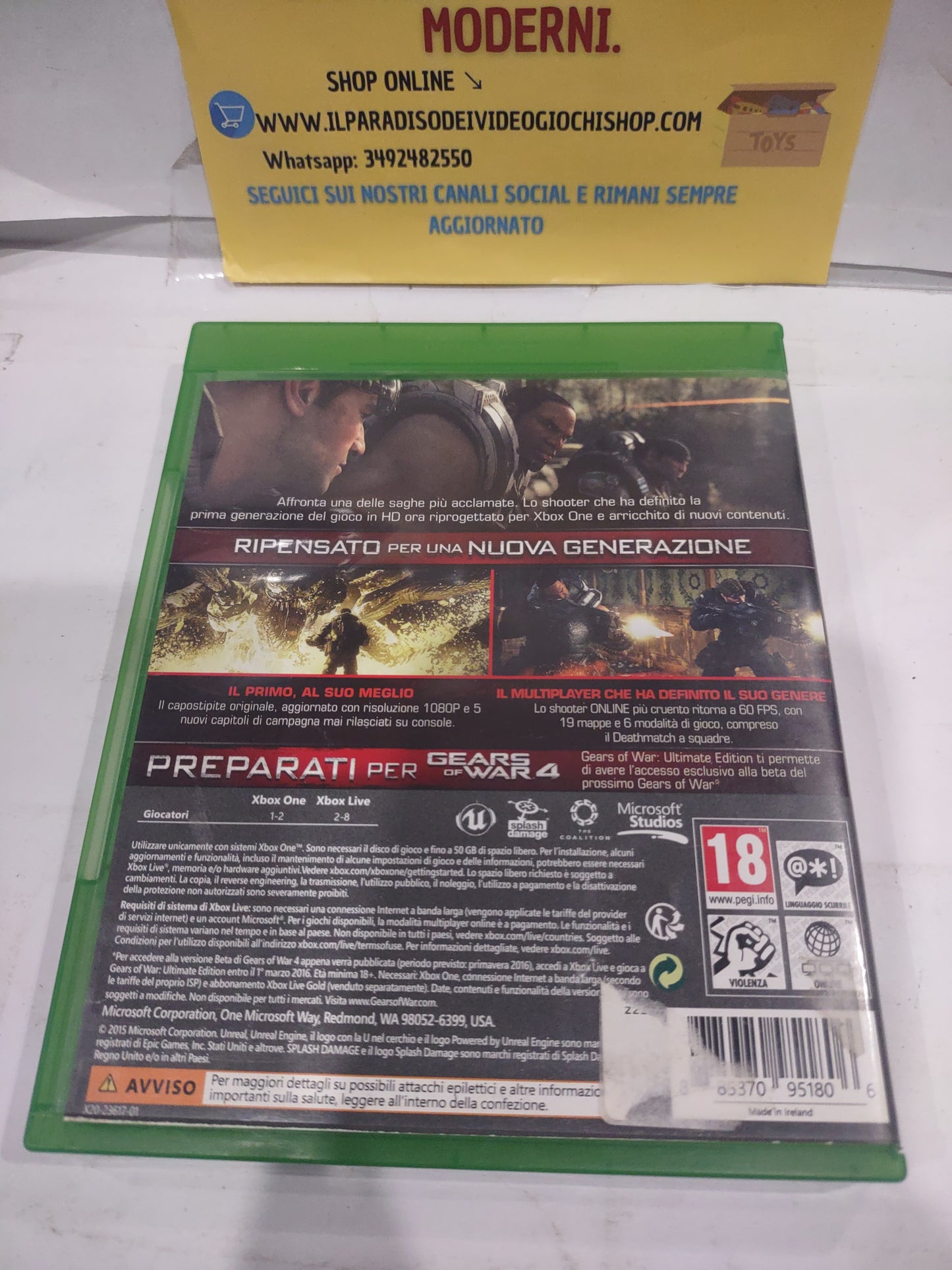 Gioco Xbox One gears of war ultimate edition