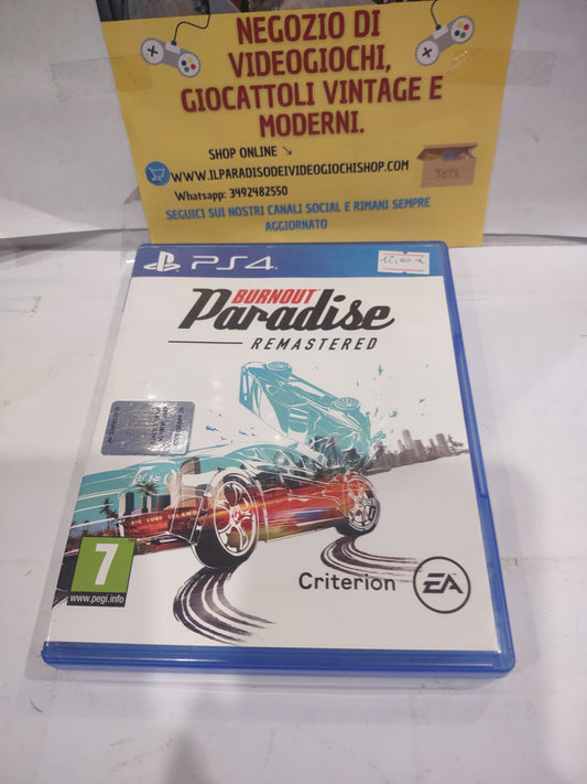 Gioco PlayStation PS4 burnout Paradise remastered