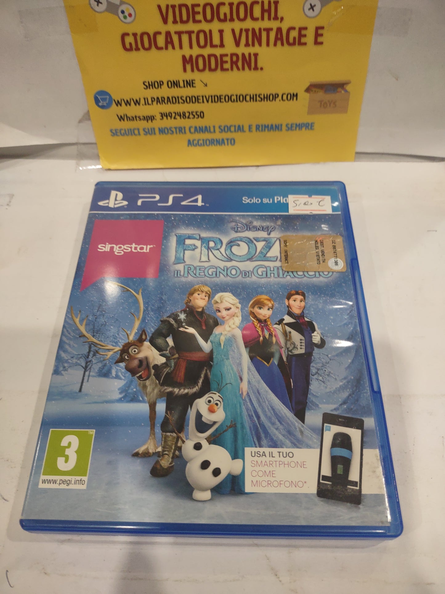 Gioco PlayStation PS4 singstar Disney Frozen