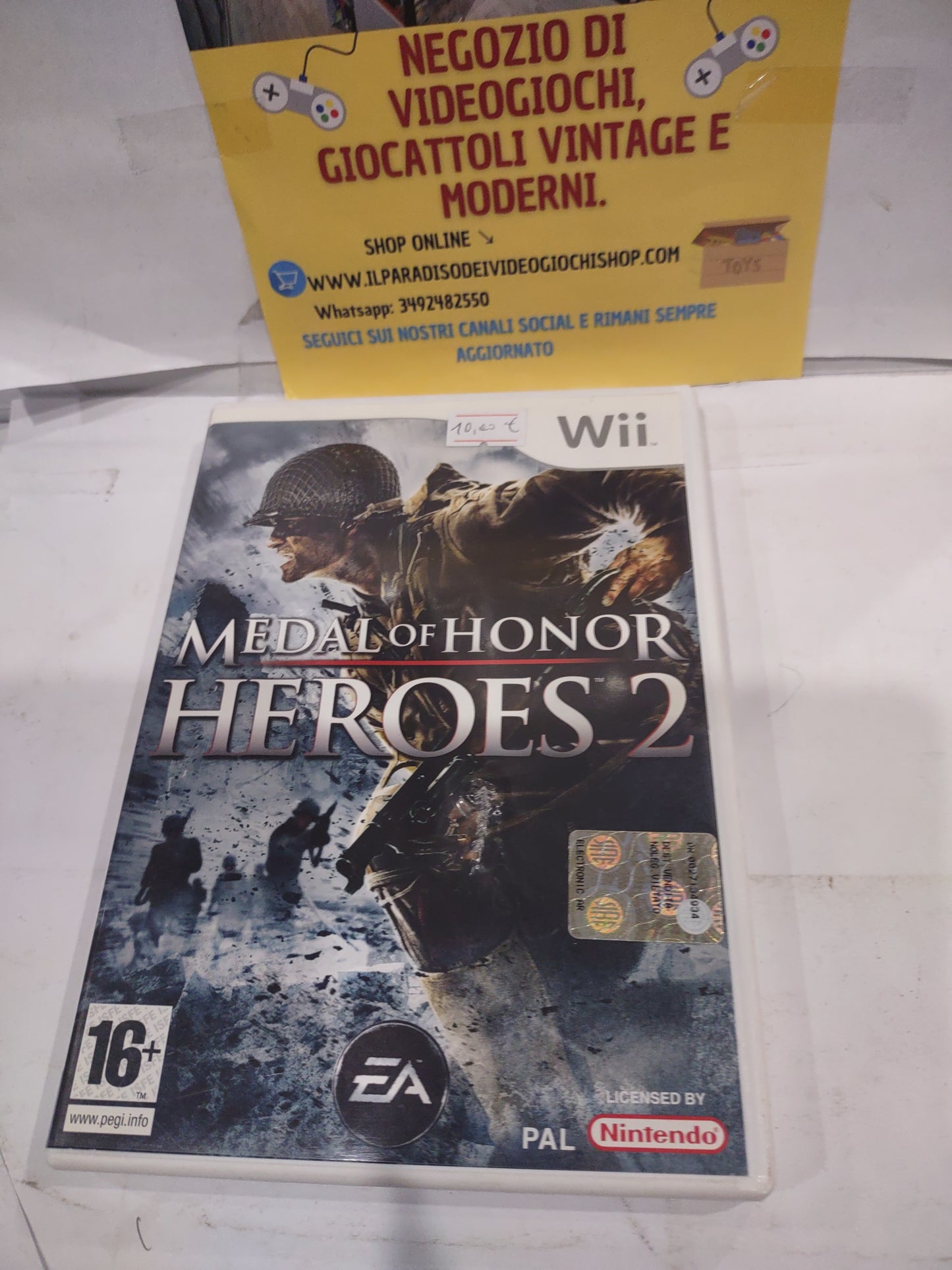 Gioco Nintendo Wii medal of Honor Heroes 2