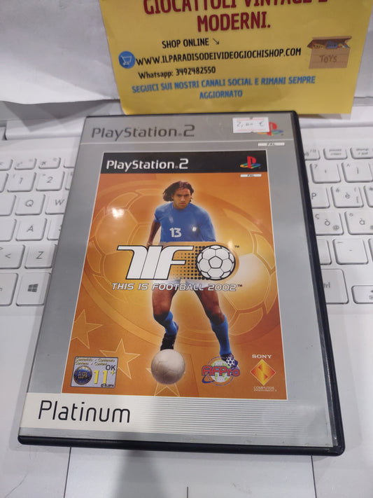Gioco PlayStation PS2 Platinum this Is football 2002