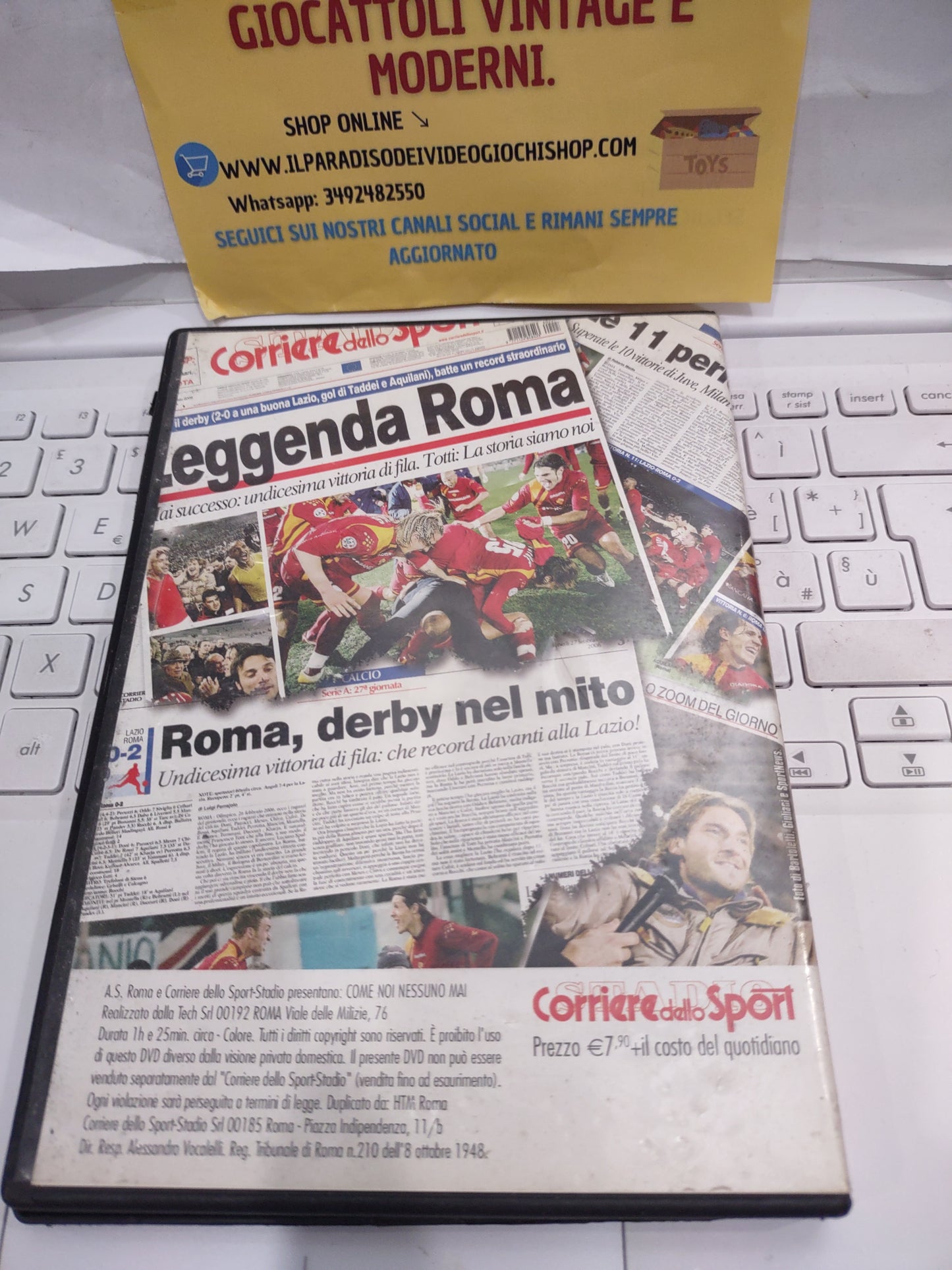 DVD AS Roma come noi nessuno mai unici nella storia 26/2/2006