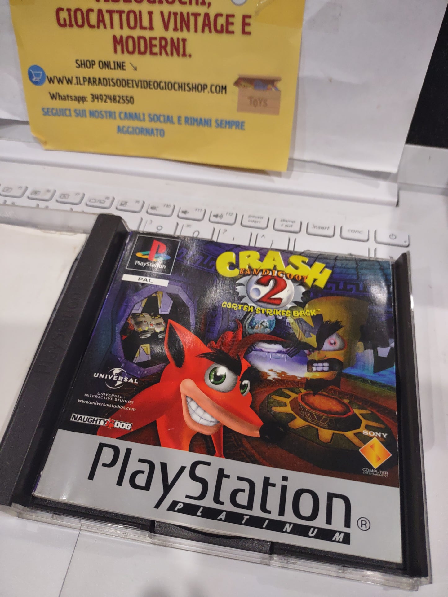 Gioco PlayStation PS1 crash Bandicoot 2