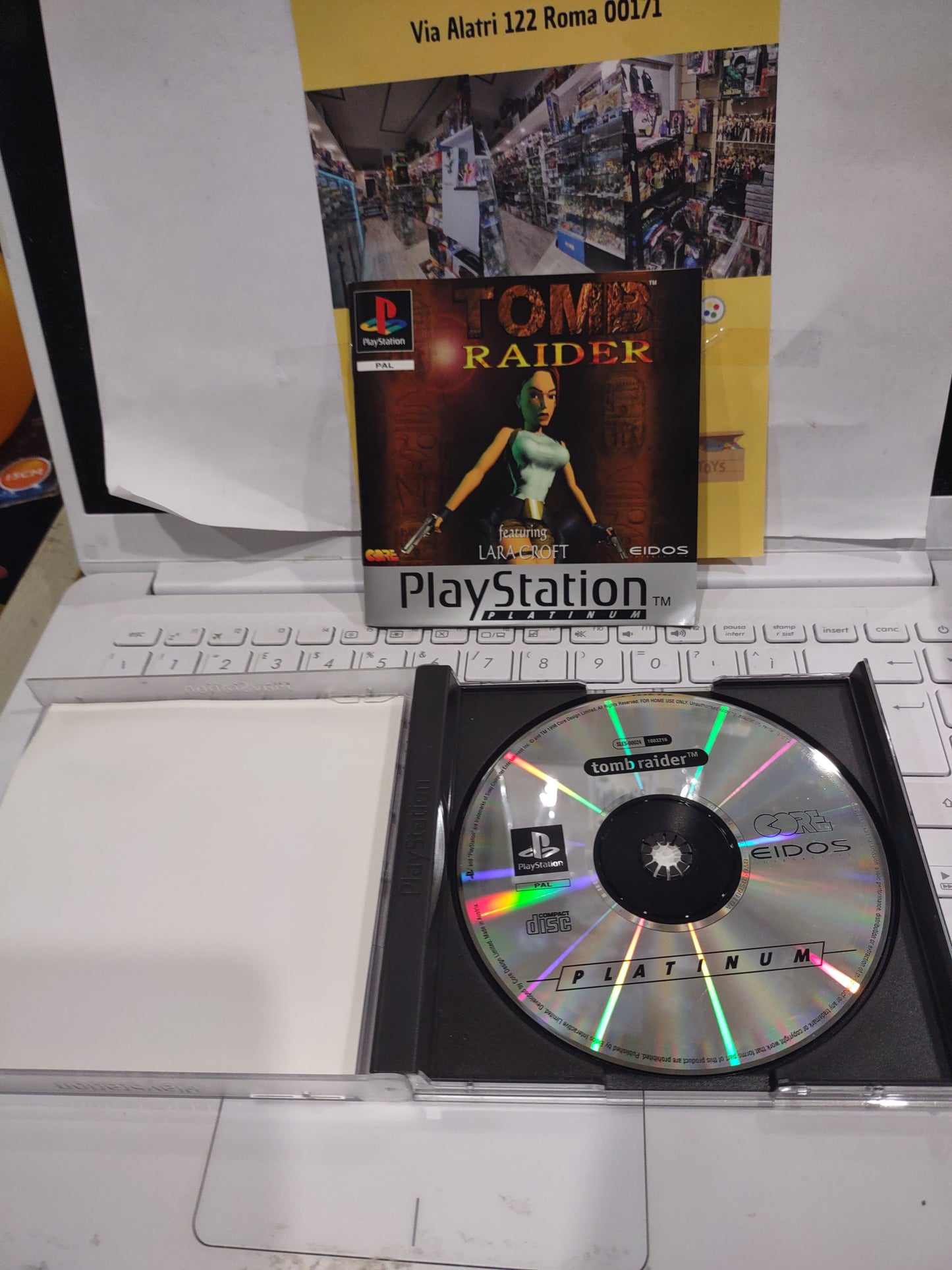 Gioco PlayStation PS1 tomb Raider 1 ita
