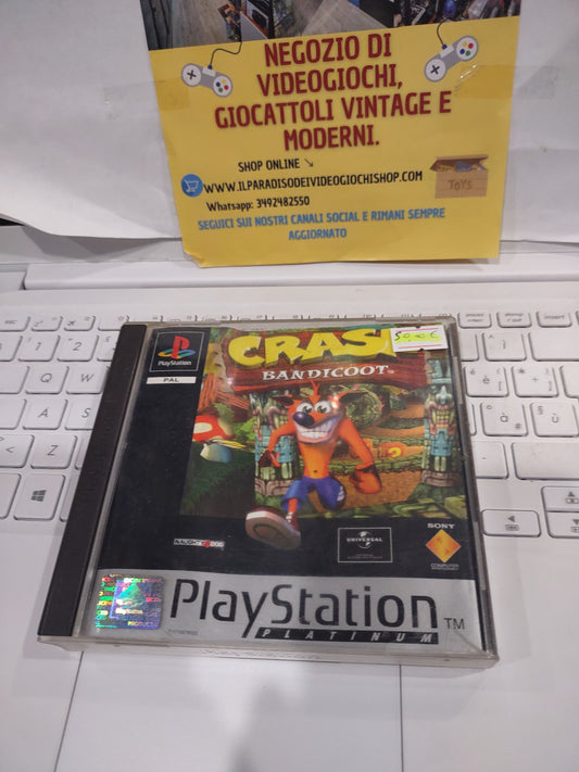 Gioco PlayStation PS1 crash Bandicoot 1 Platinum multi Ita