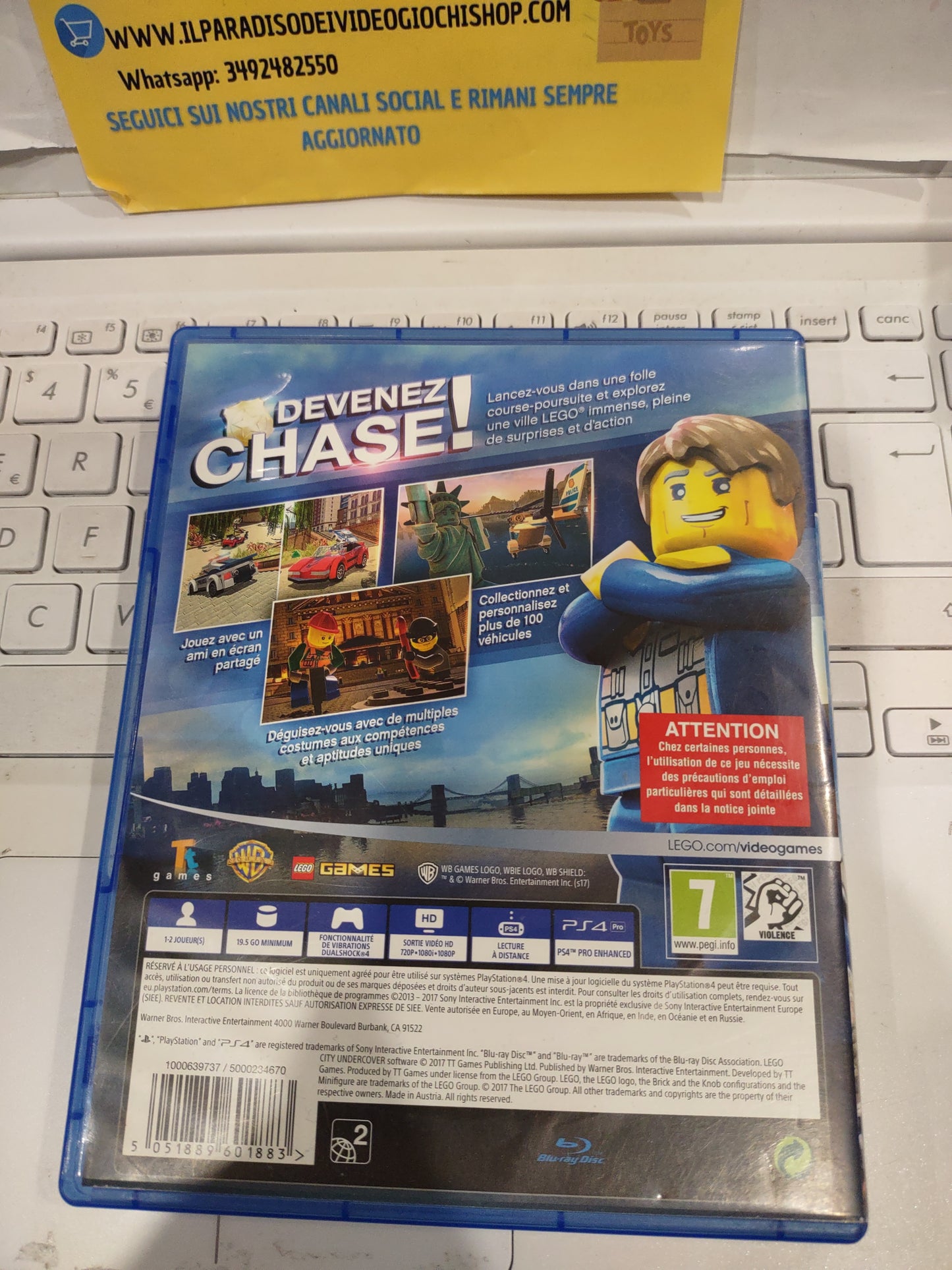 Gioco PlayStation PS4 lego city Undercover