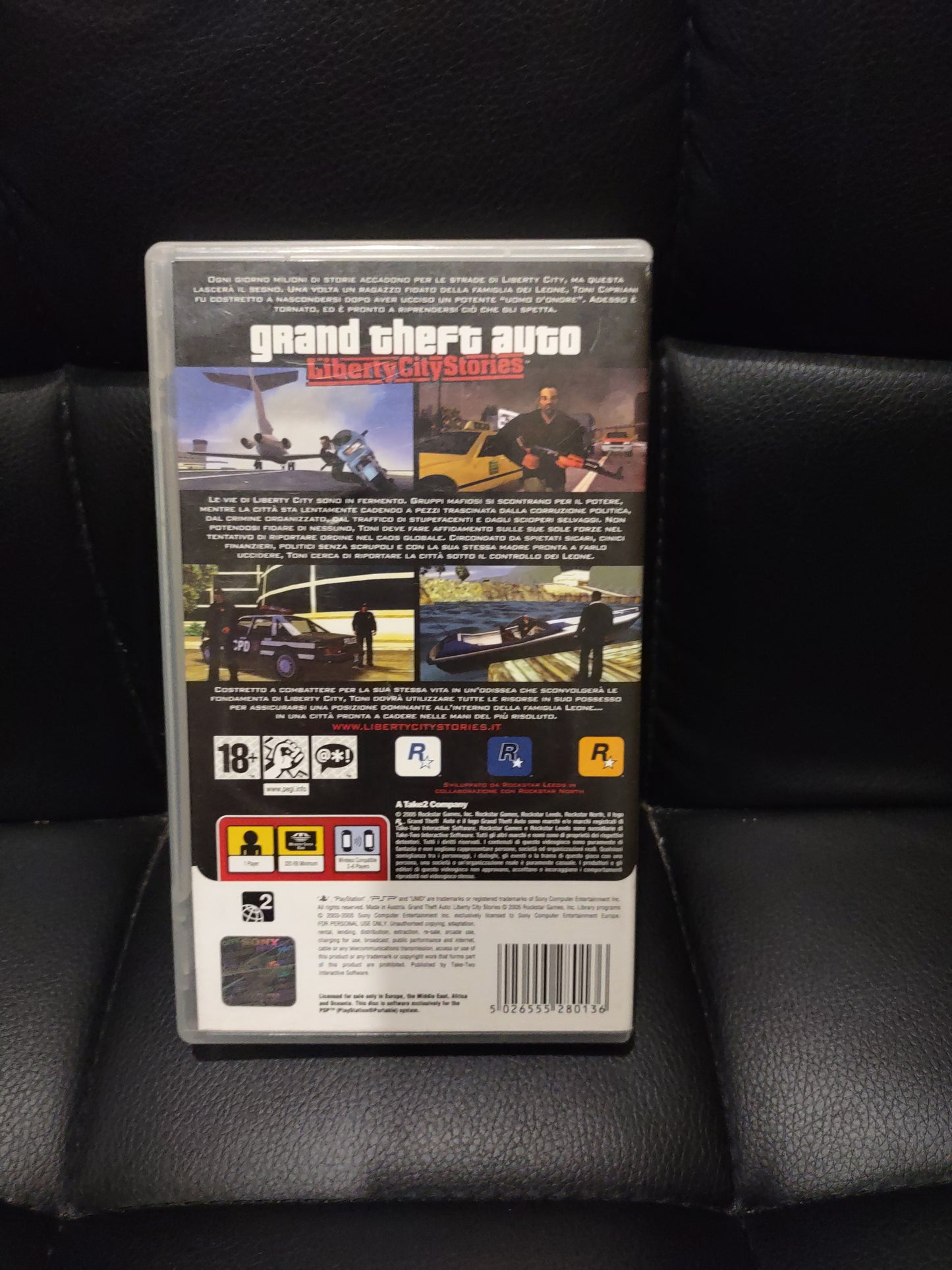 Gioco PlayStation PSP portable GTA Grand theft auto liberty city stories