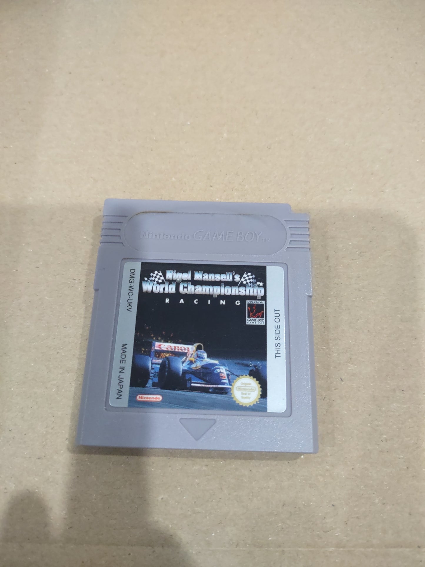 Gioco Nintendo game boy Nigel Mansell world Championship racing
