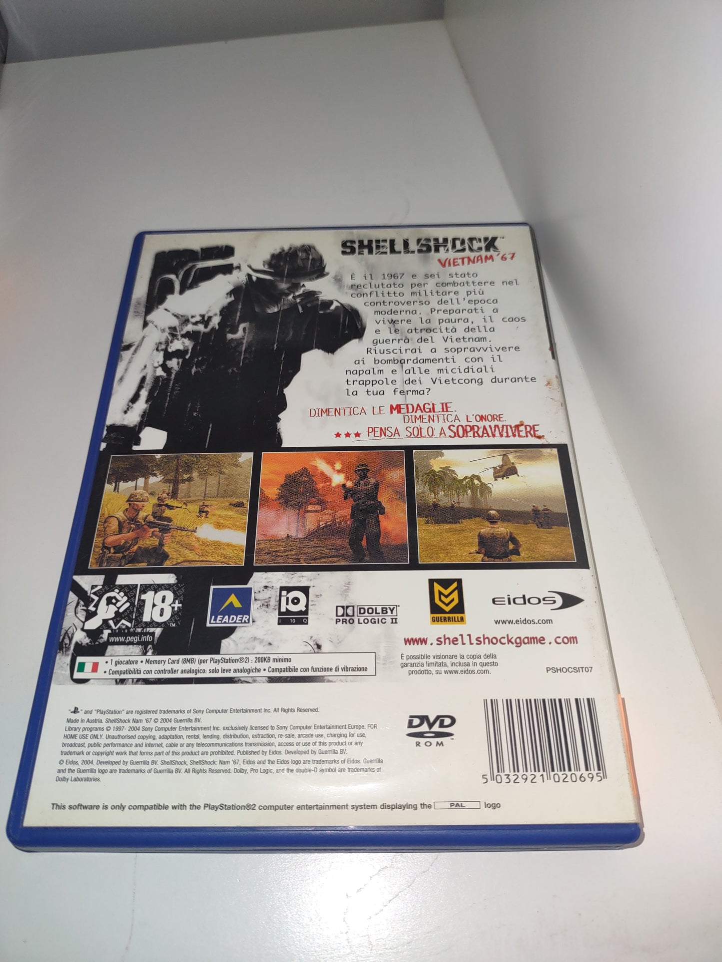Gioco PlayStation PS2 shellshock Vietnam 67