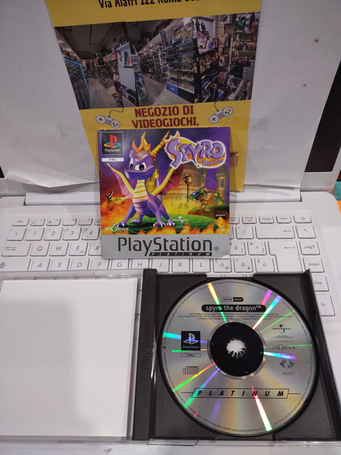 Gioco PlayStation PS1 Platinum Spyro the dragon