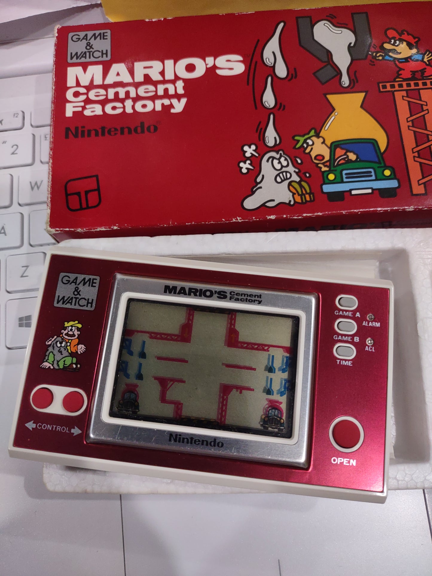 Gioco Nintendo game & Watch mario's cemento factory