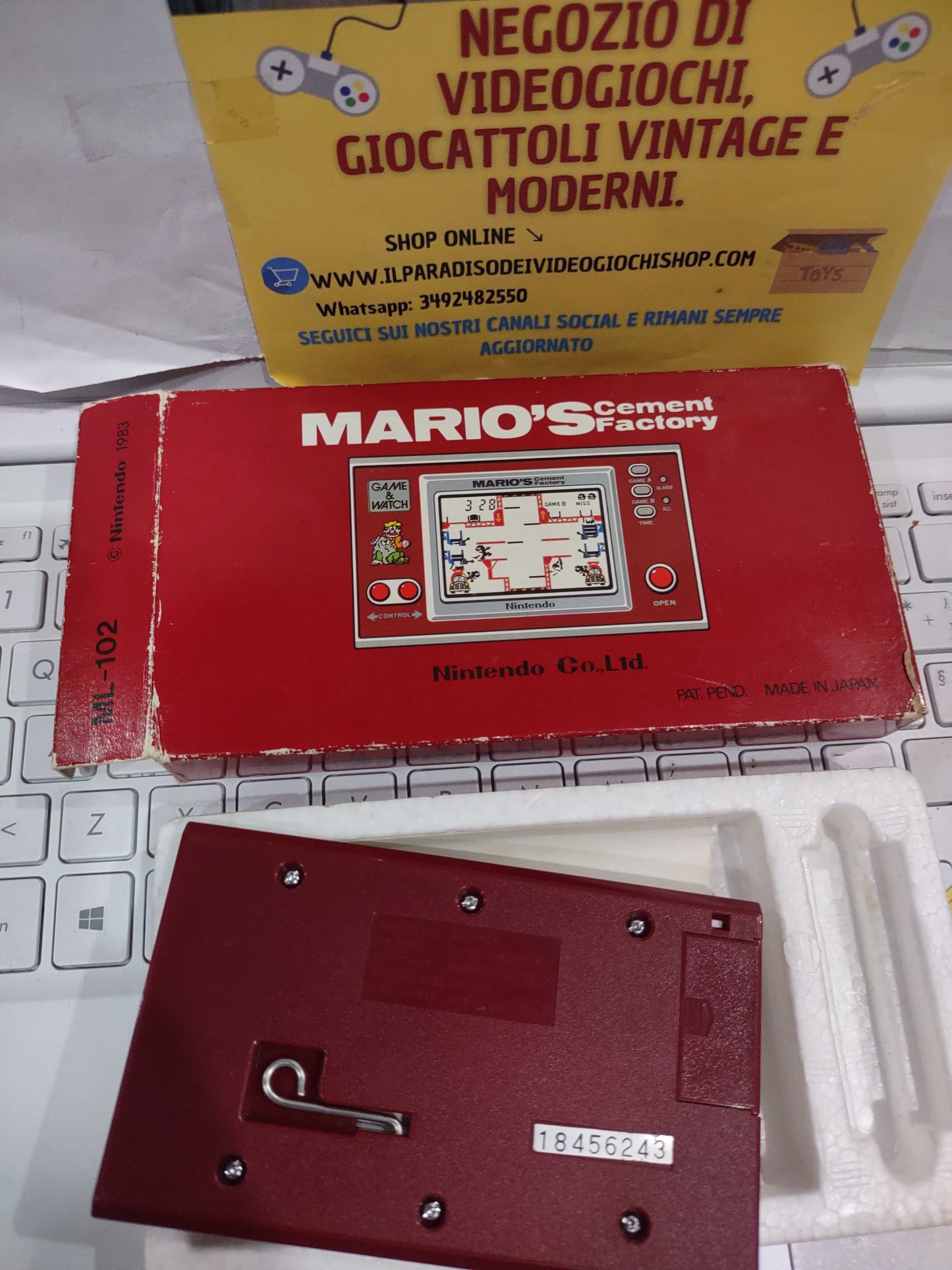 Gioco Nintendo game & Watch mario's cemento factory