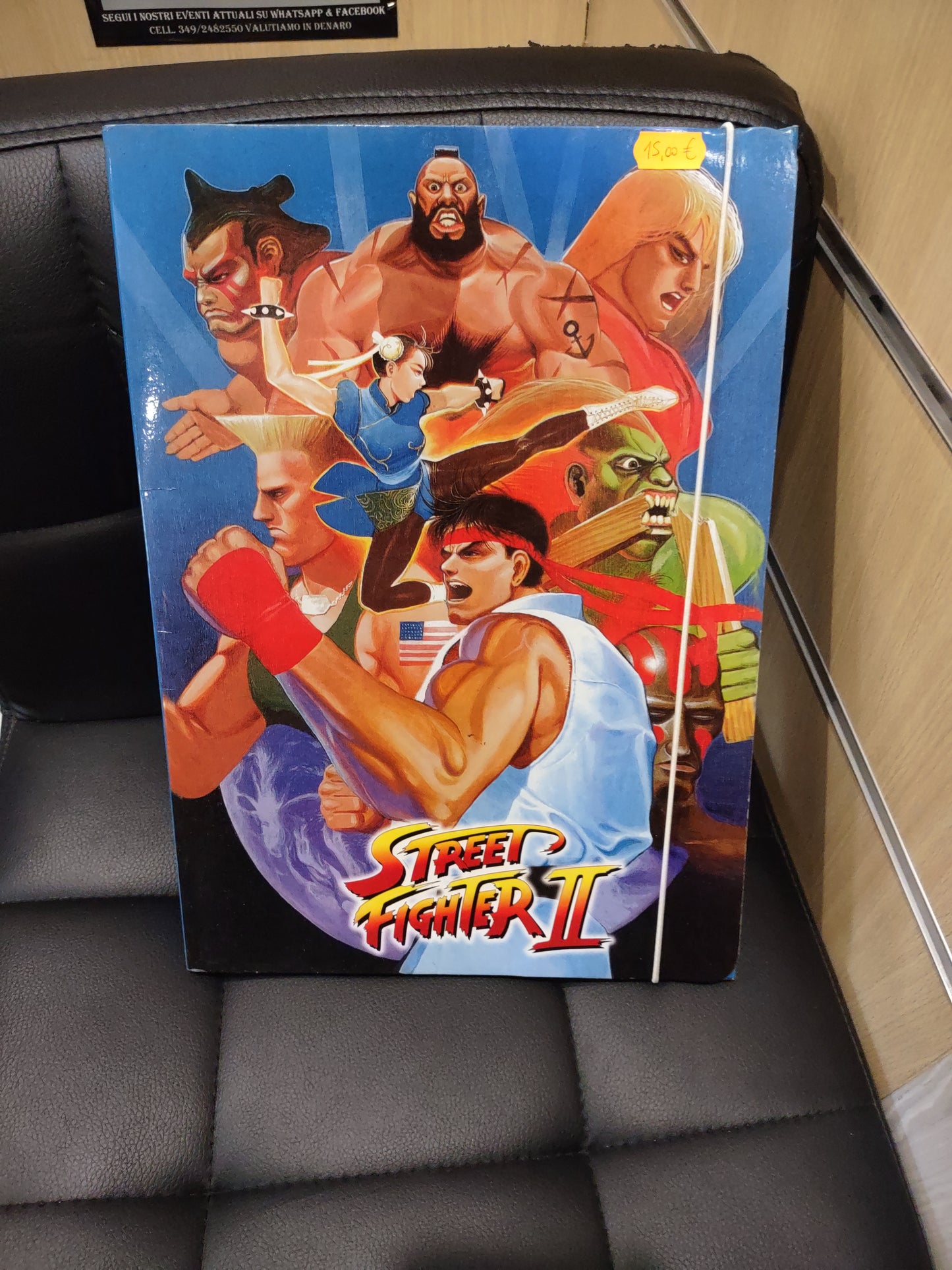 Gadget cartellina elastica street fighter 2 capcom vintage