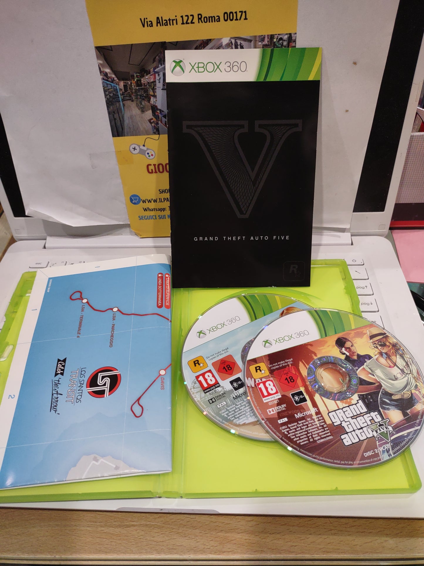 Gioco Xbox 360 GTA v Grand theft auto five