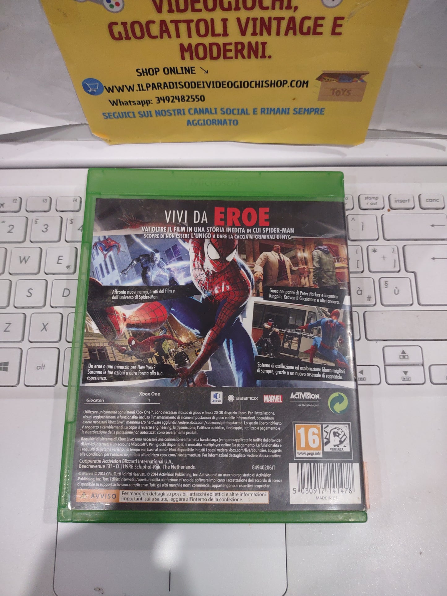 Gioco Xbox One the amazing spider-man 2 italiano