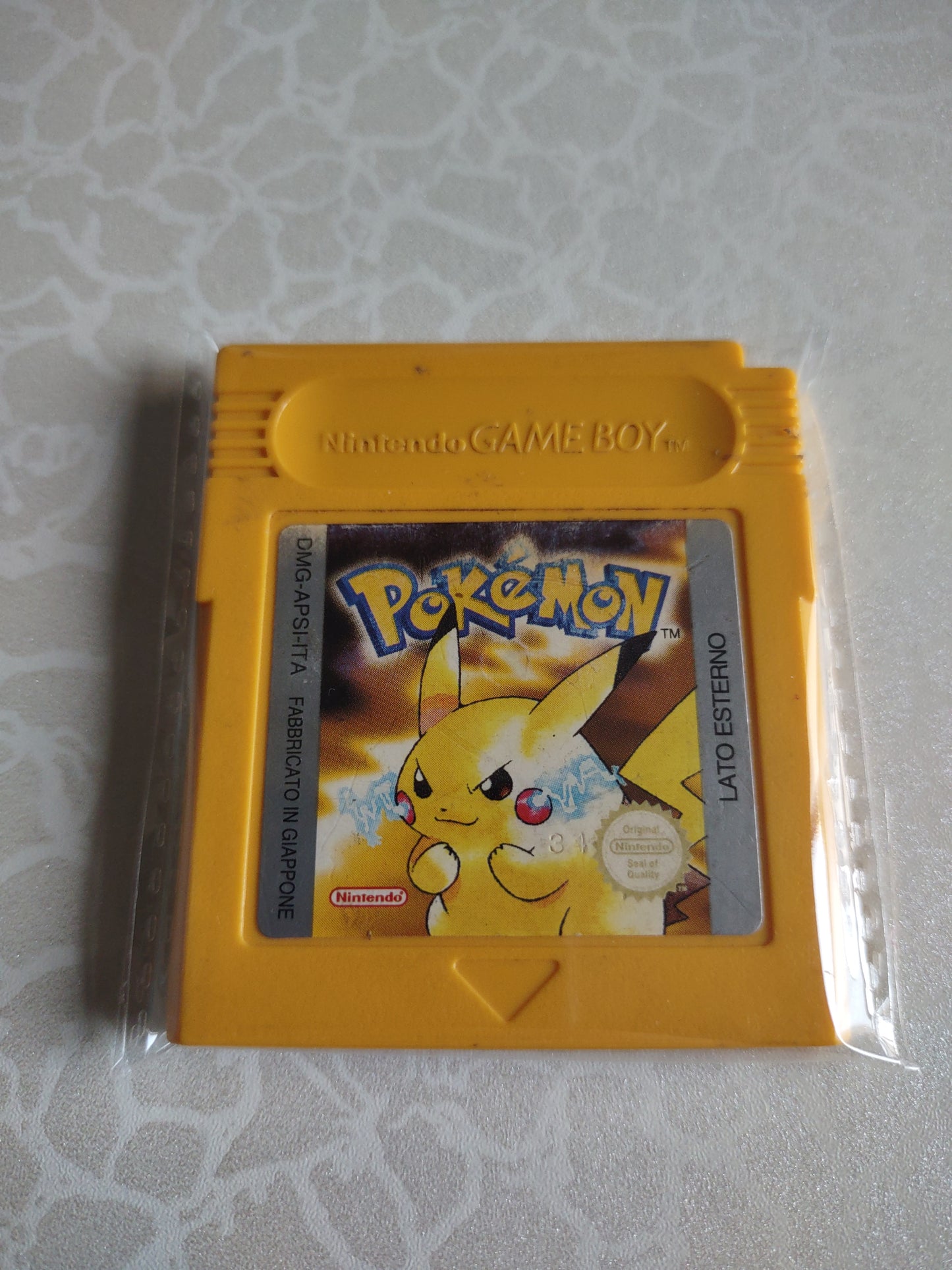 Gioco Nintendo gameboy Pokémon versione gialla giallo Yellow italiano