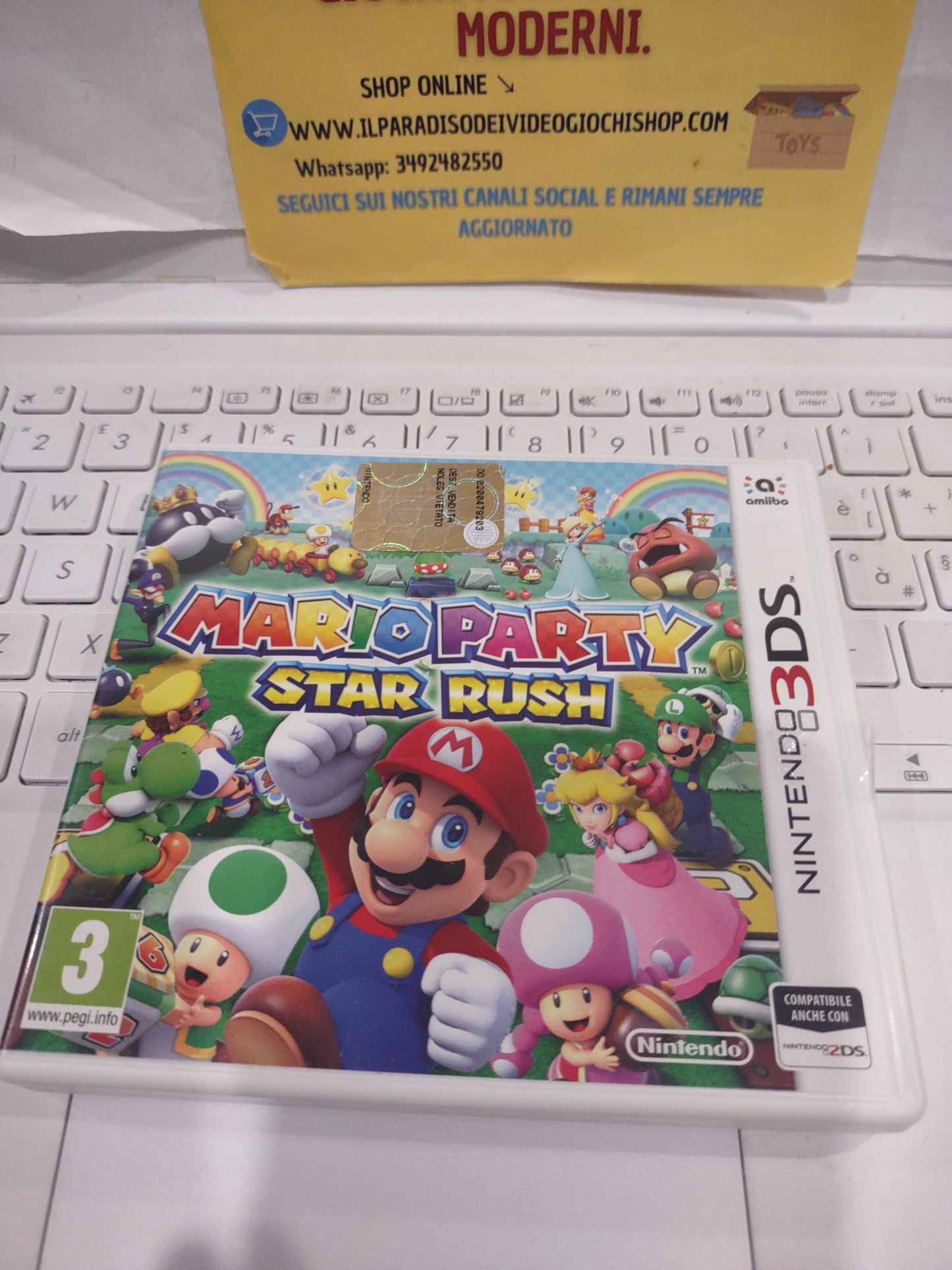 Gioco Nintendo 3ds Mario party star Rush