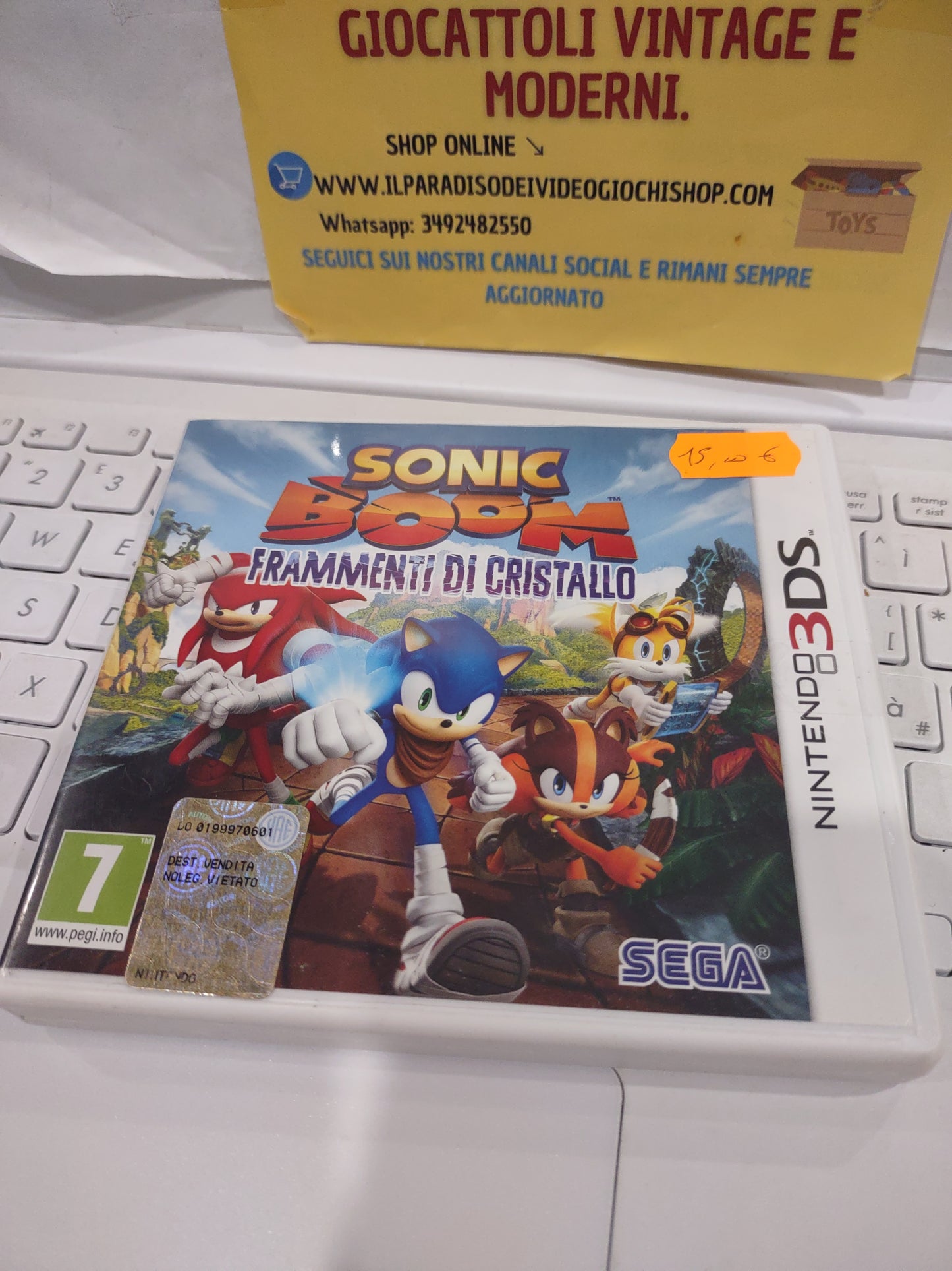 Gioco Nintendo 3ds Sonic boom frammenti di cristallo