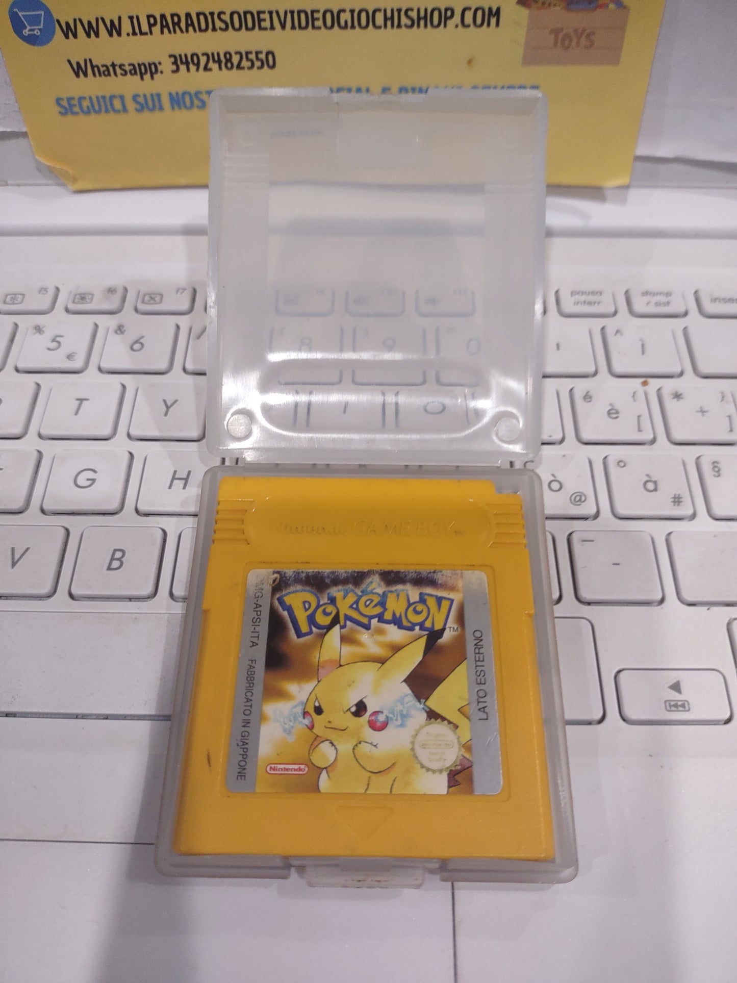 Gioco Nintendo game boy Pokémon versione gialla ita