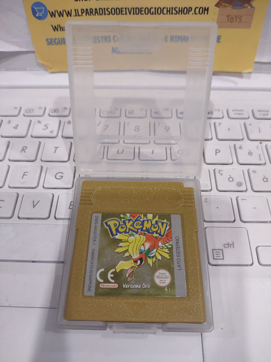 Gioco Nintendo game boy color Pokémon versione oro italiano