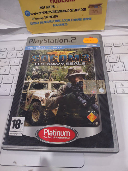 Gioco PlayStation PS2 socom 3 u.s. navy seals