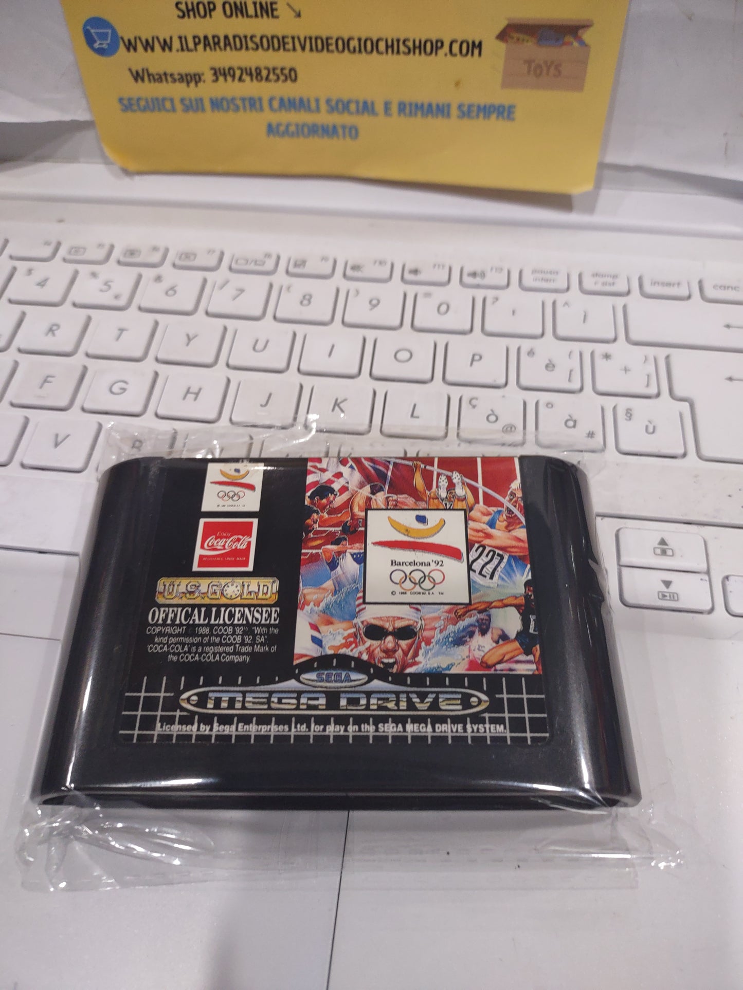 Gioco sega mega drive Olympic Gold cartuccia