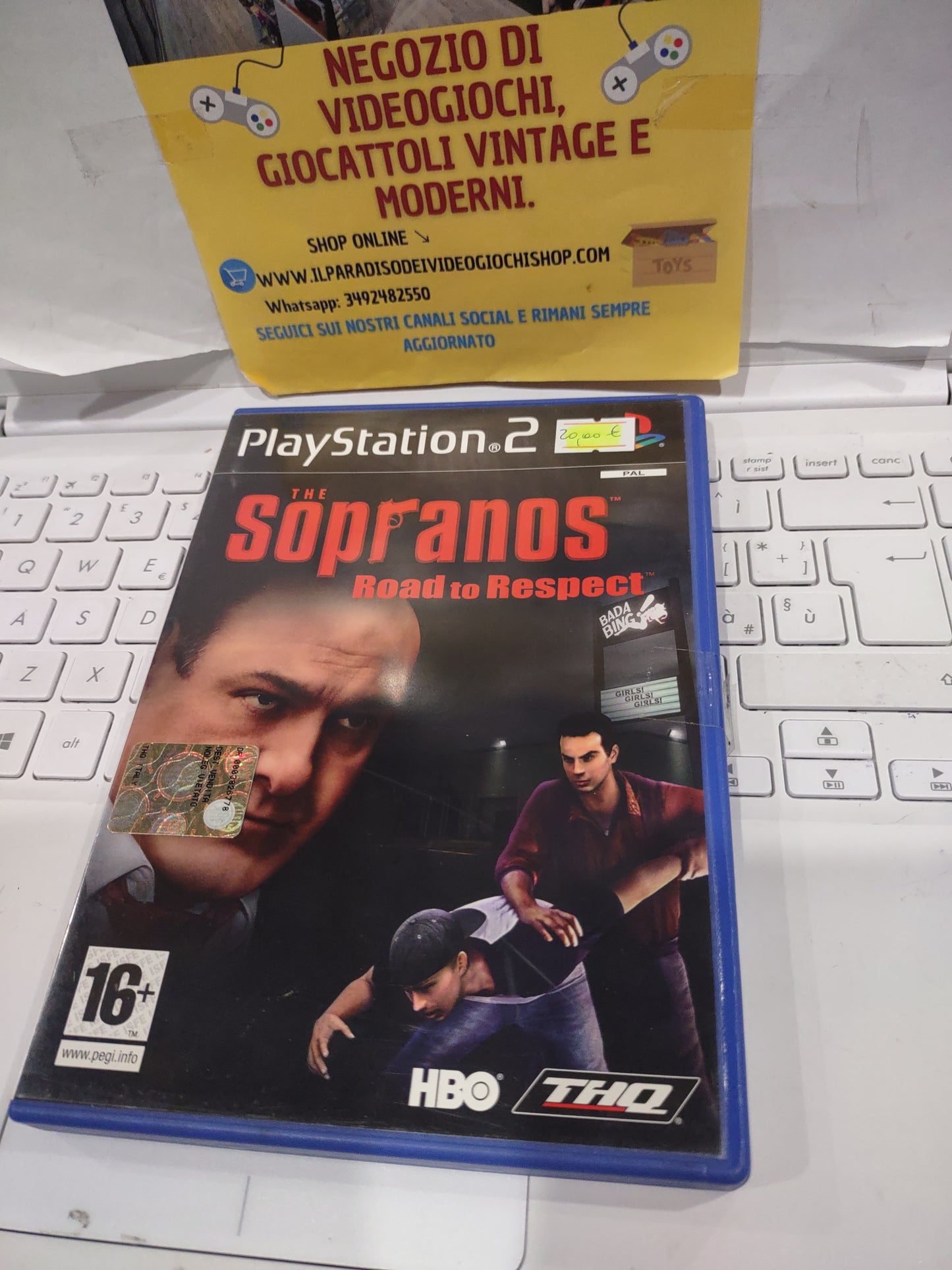 Gioco PlayStation PS2 the sopranos Road to respect