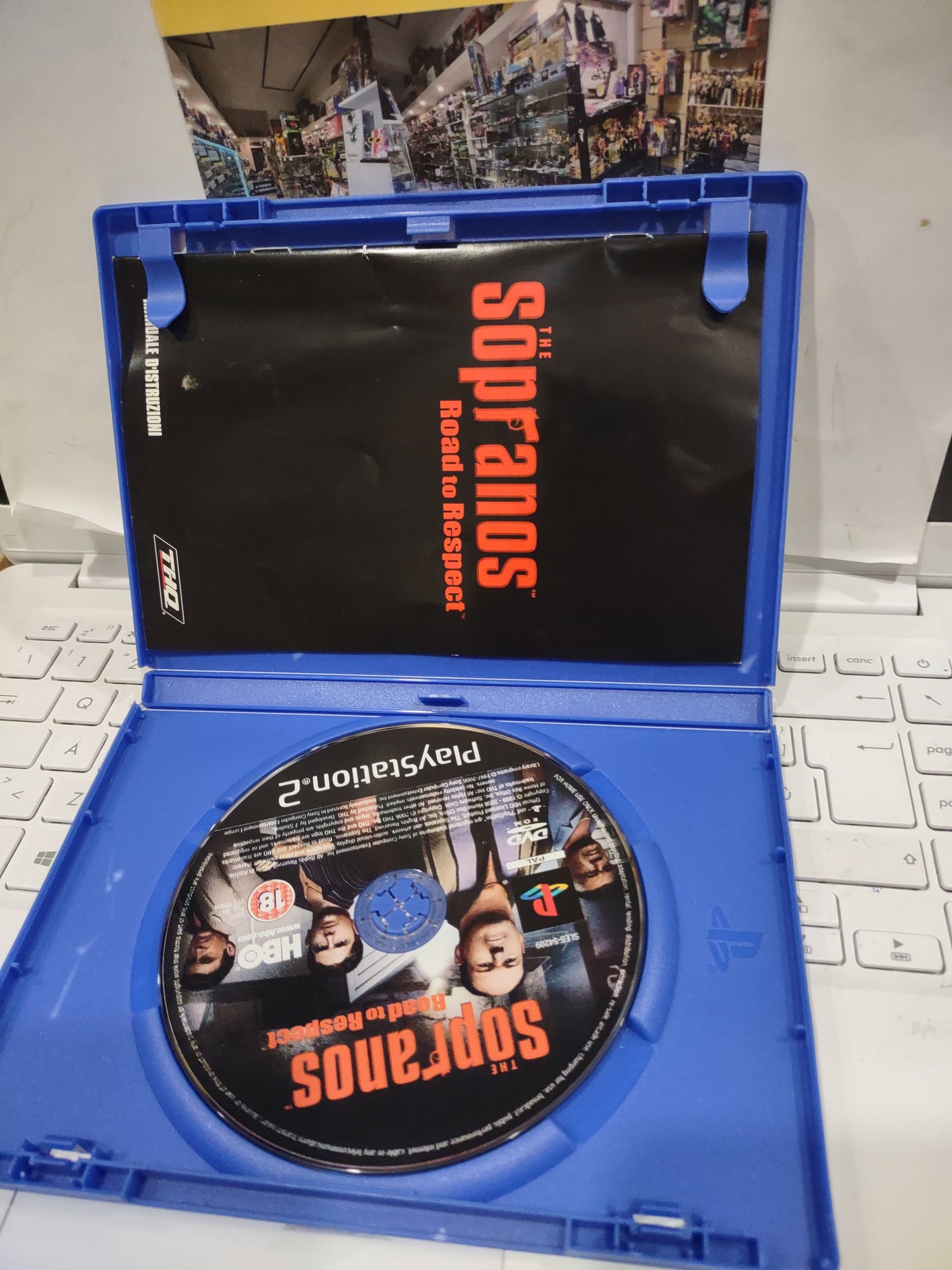 Gioco PlayStation PS2 the sopranos Road to respect