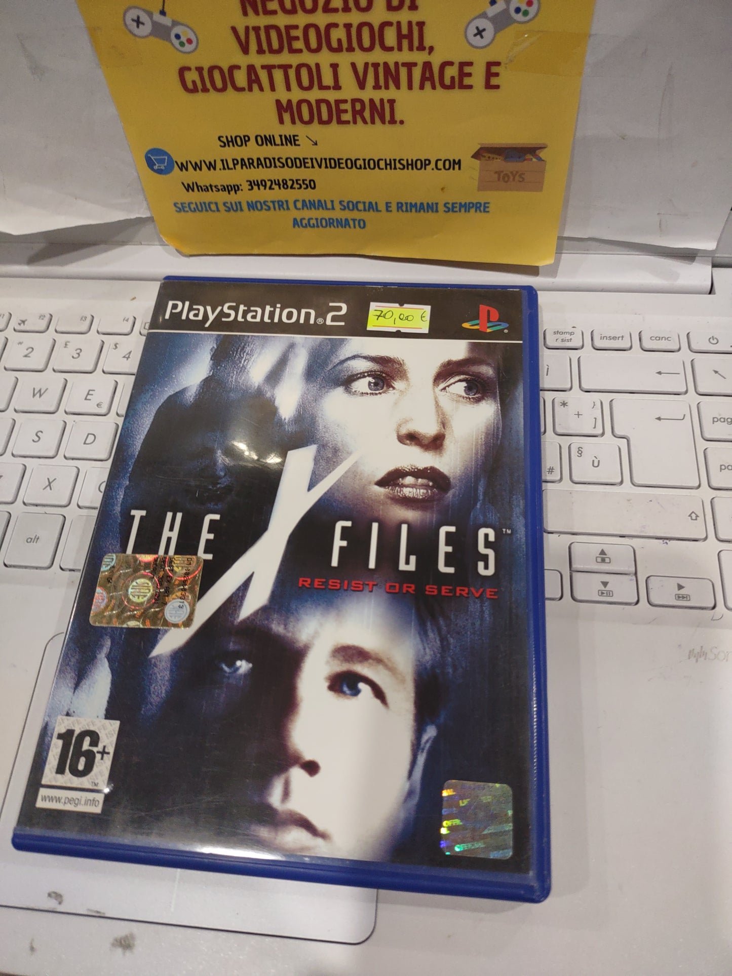 Gioco PlayStation PS2 the x files resist or serve PAL ITA