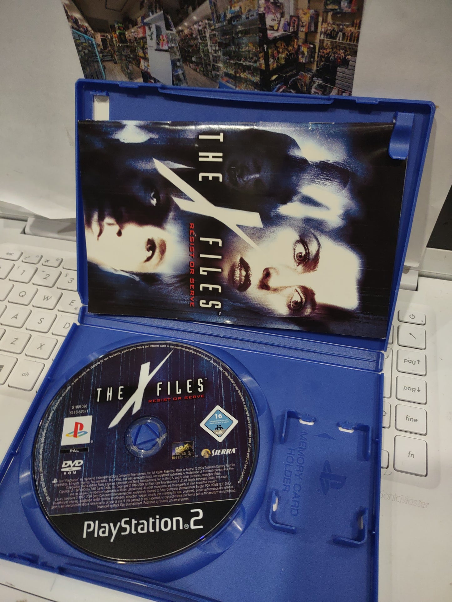 Gioco PlayStation PS2 the x files resist or serve PAL ITA