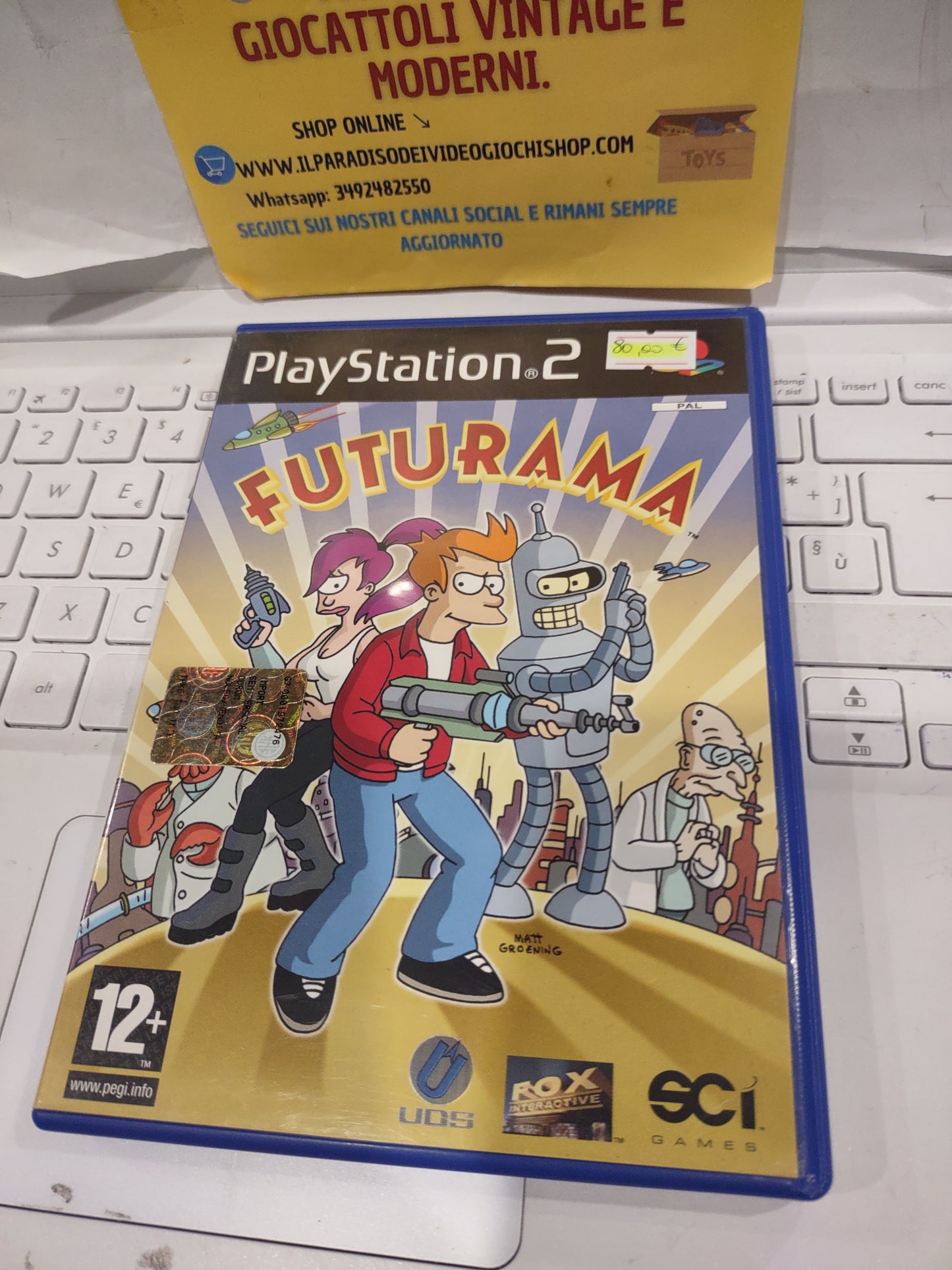 Gioco PlayStation PS2 Futurama pal completo