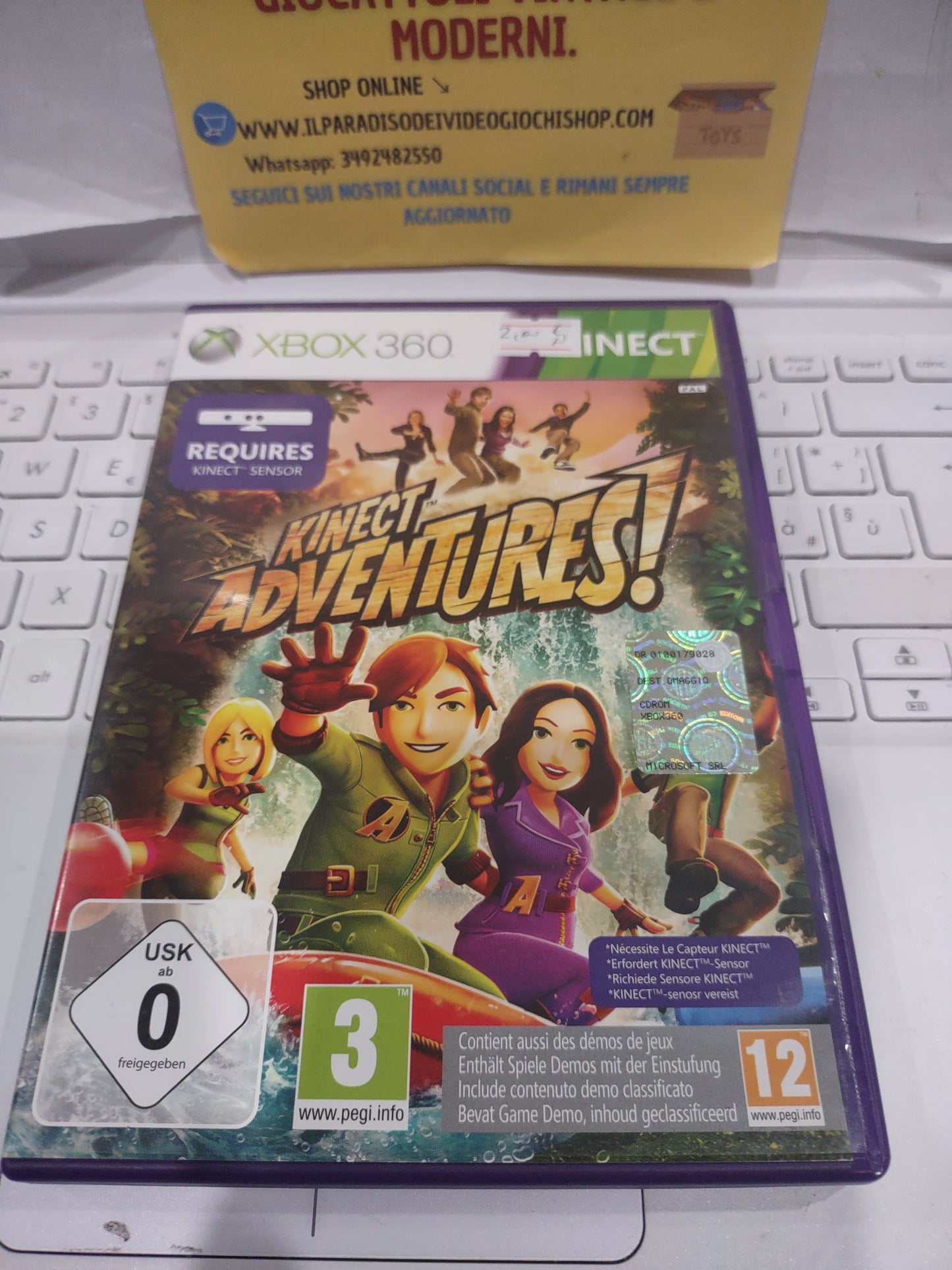 Gioco Xbox 360 Kinect Adventures !