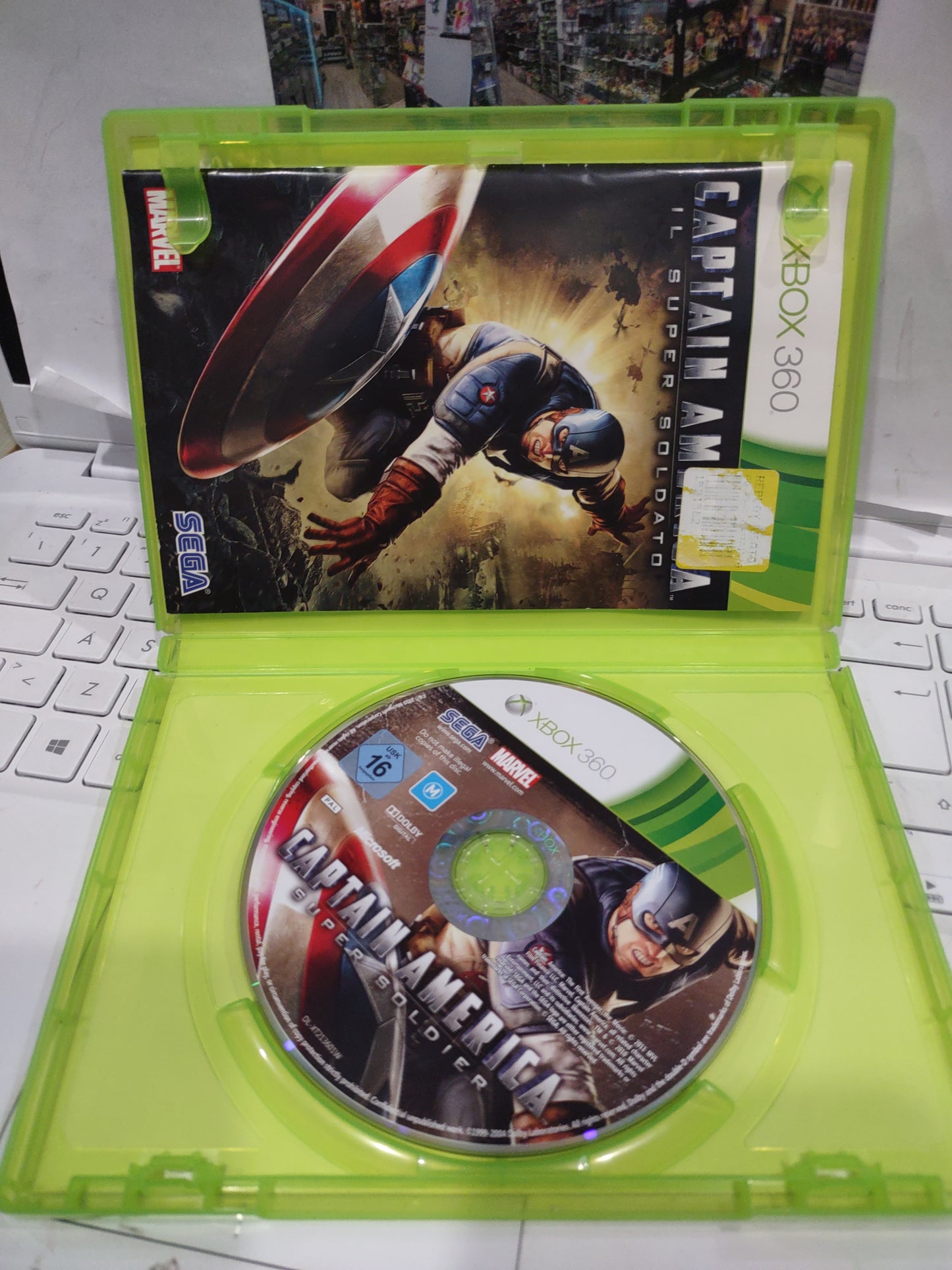 Gioco Xbox 360 captain america il super soldato