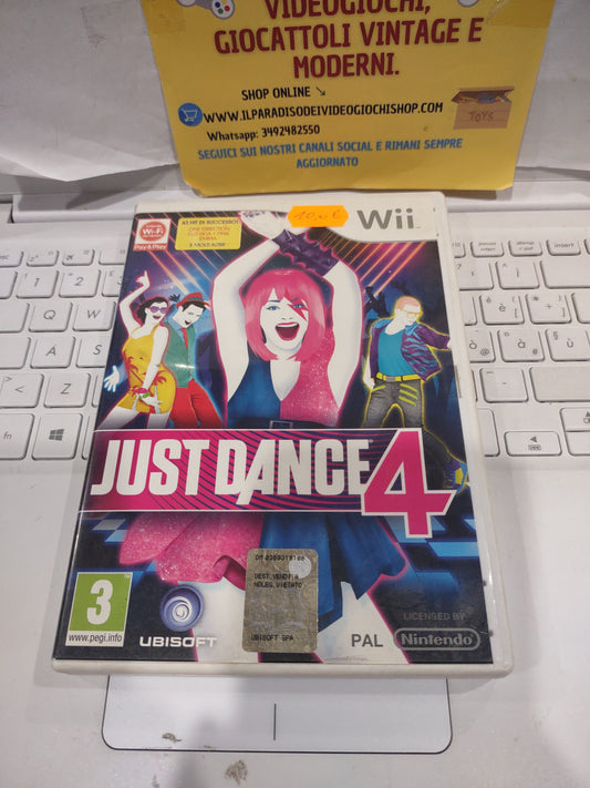 Gioco Nintendo Wii Just dance 4 PAL