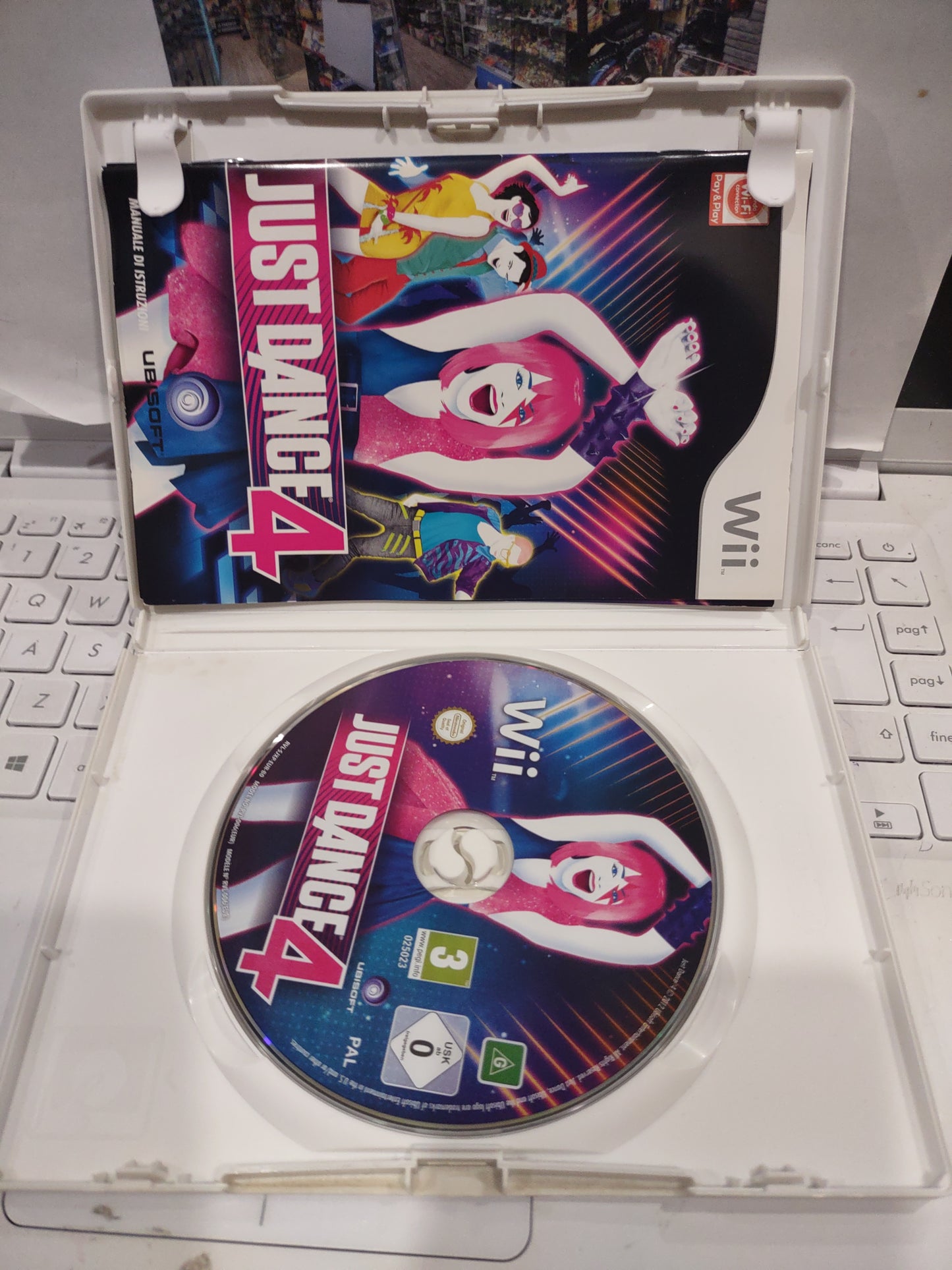 Gioco Nintendo Wii Just dance 4 PAL