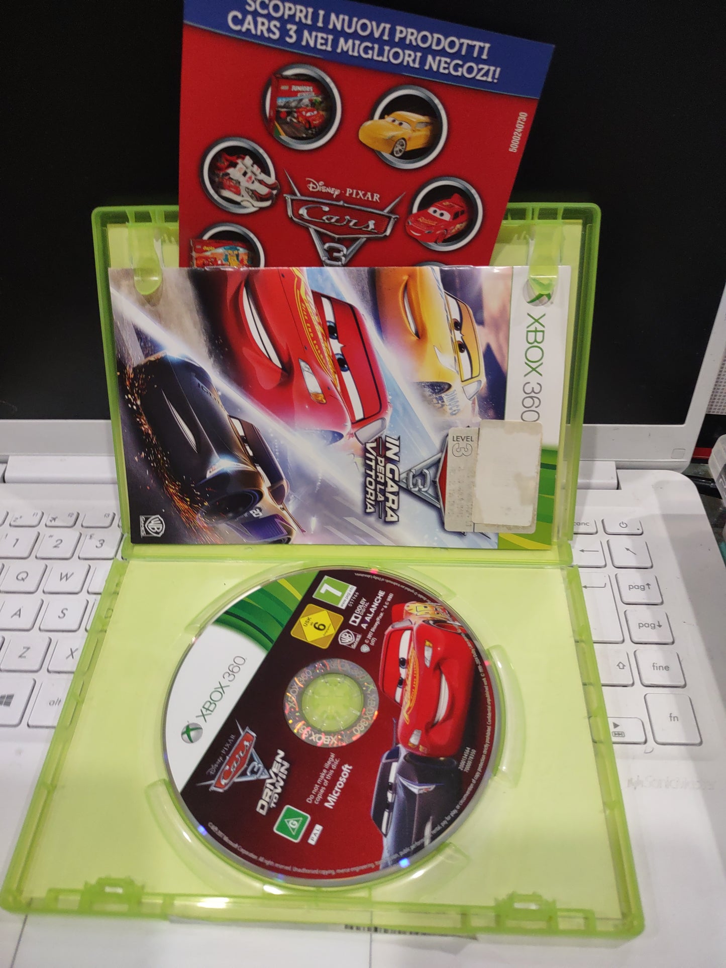 Gioco Xbox 360 Disney cars 3 in gara per la vittoria