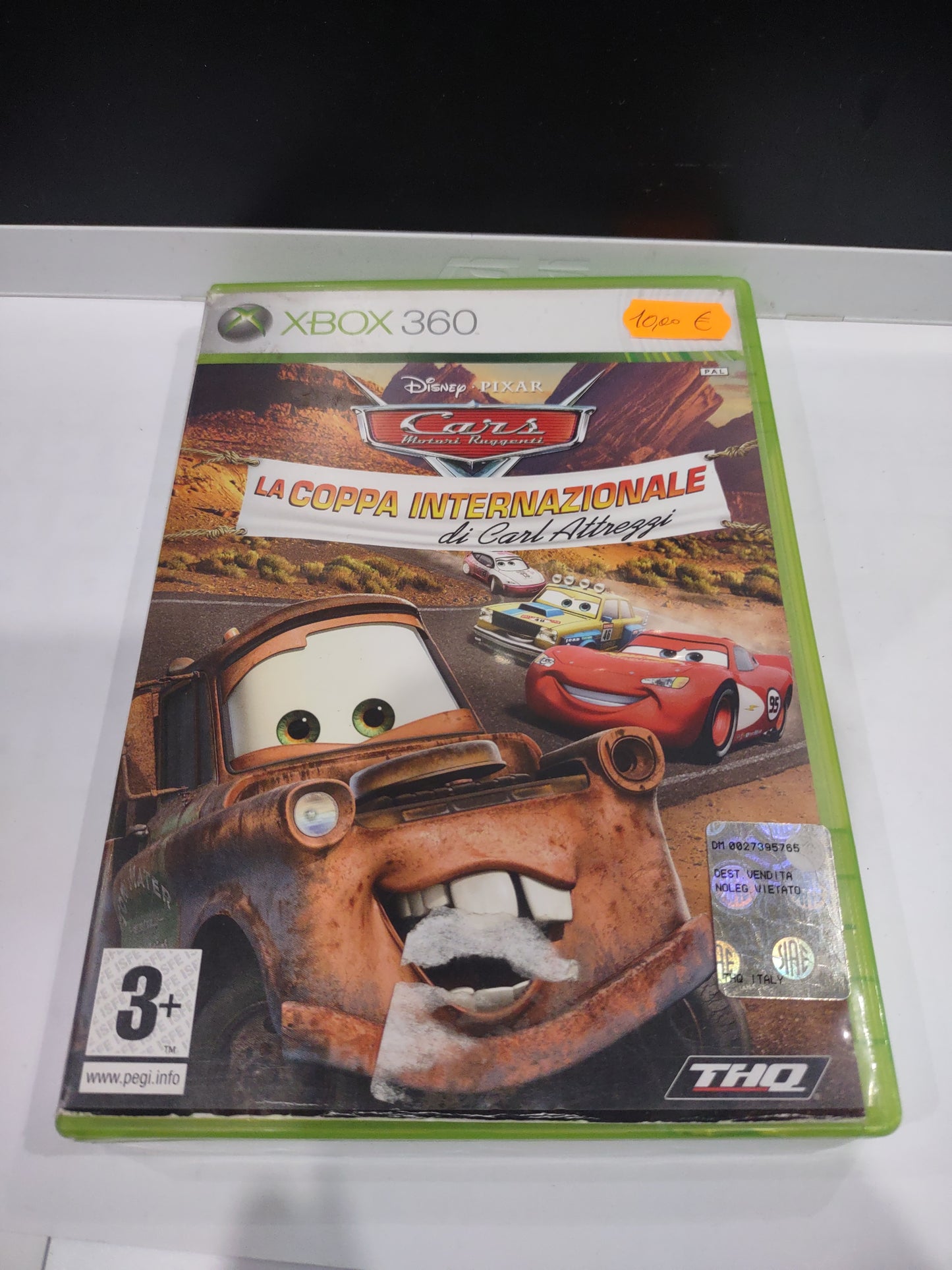 Gioco Xbox 360 Cars la coppa internazionale di Carl attrezzi