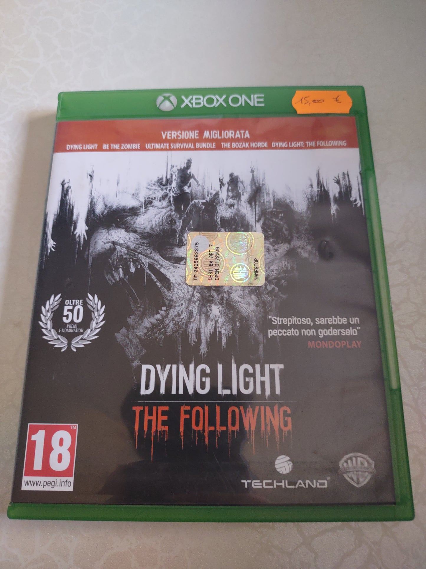 Gioco Xbox One dying light the following