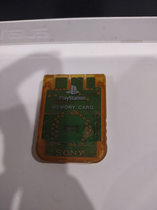 Memory card PlayStation PS1 Japan variant Orange