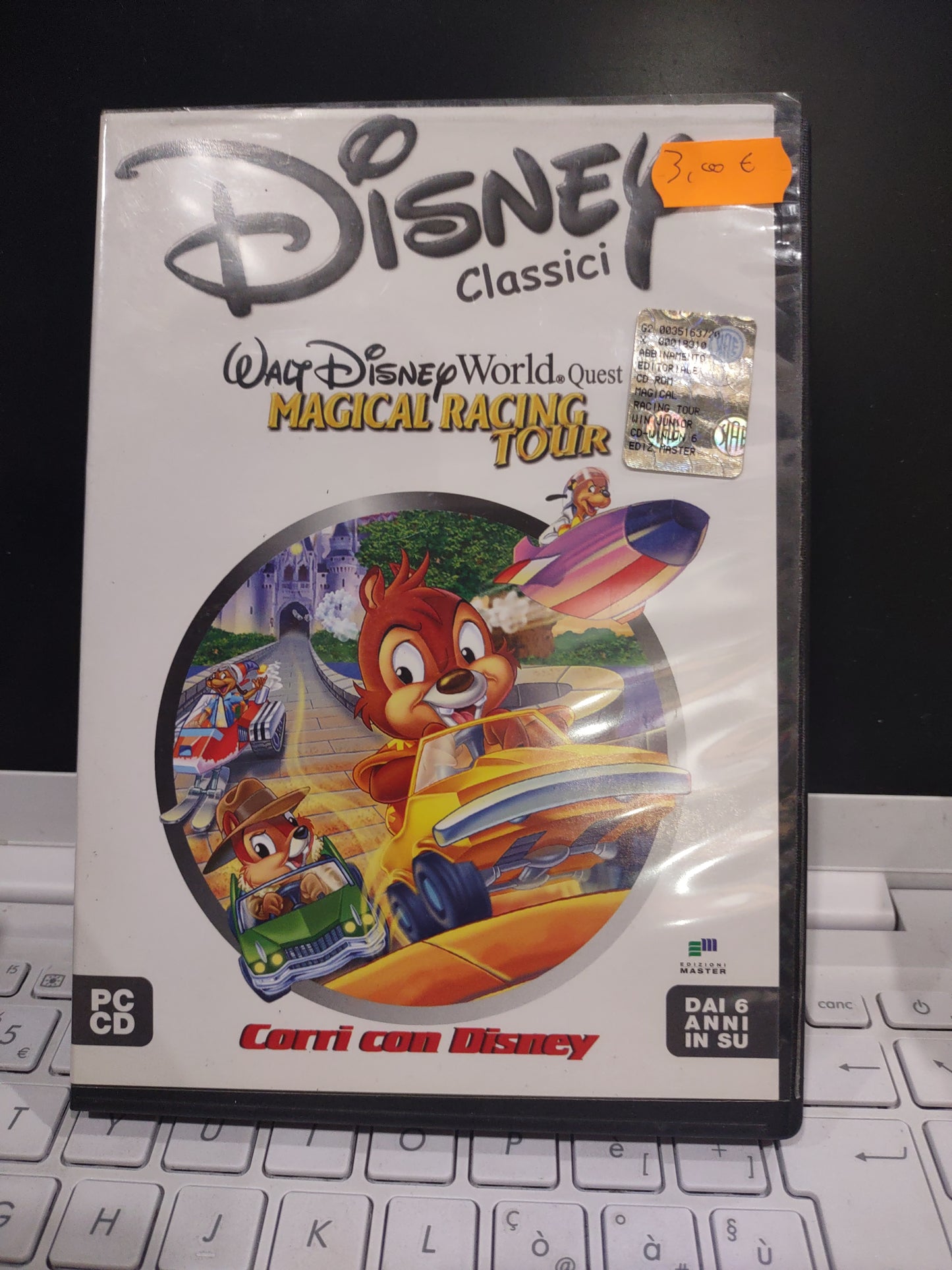 Gioco PC computer Disney world Quest magical racing tour