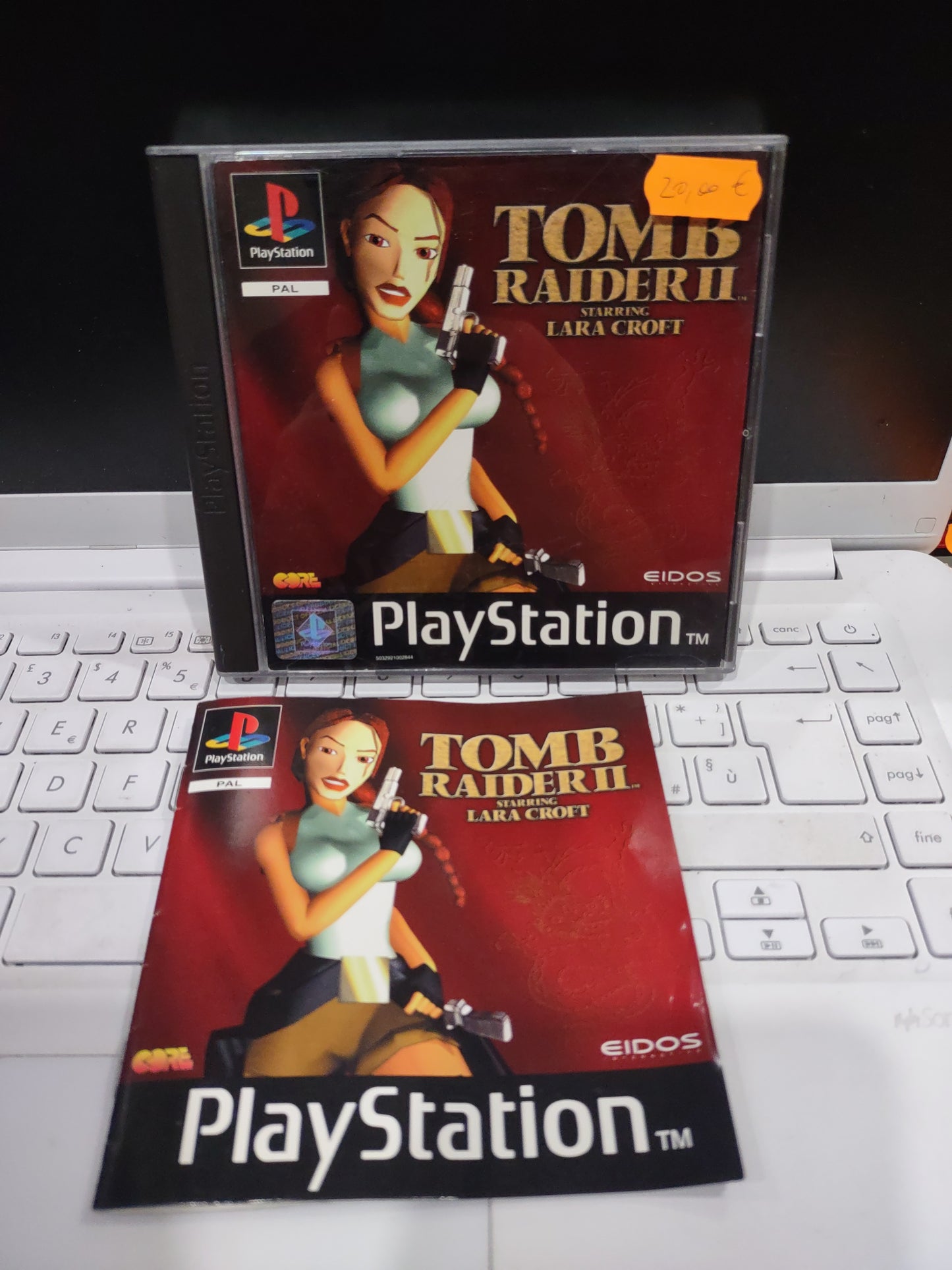 Gioco PlayStation PS1 tomb Raider 2 francese