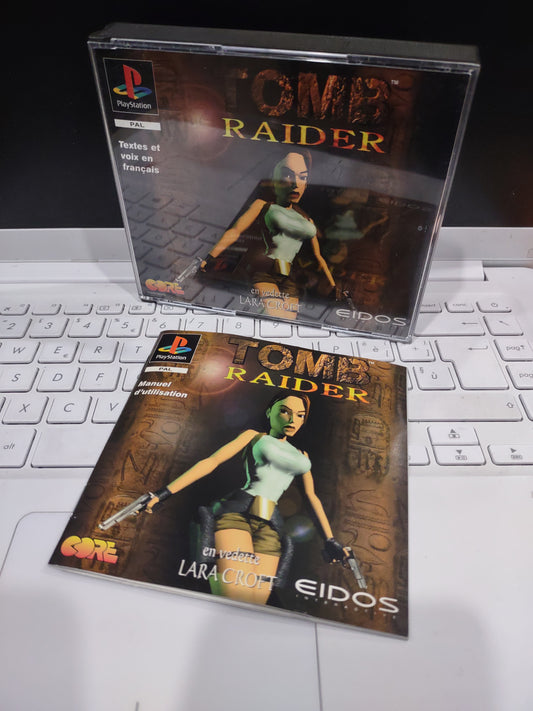 Gioco PlayStation PS1 tomb Raider francese